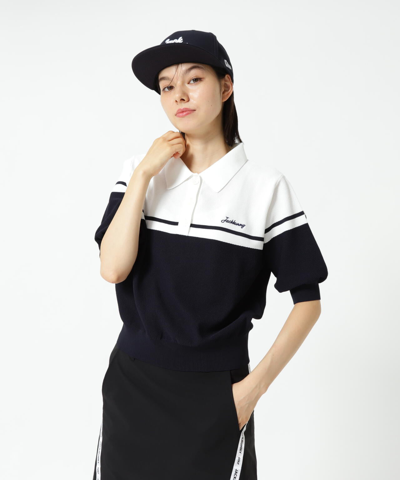 PE半袖ニットポロシャツ