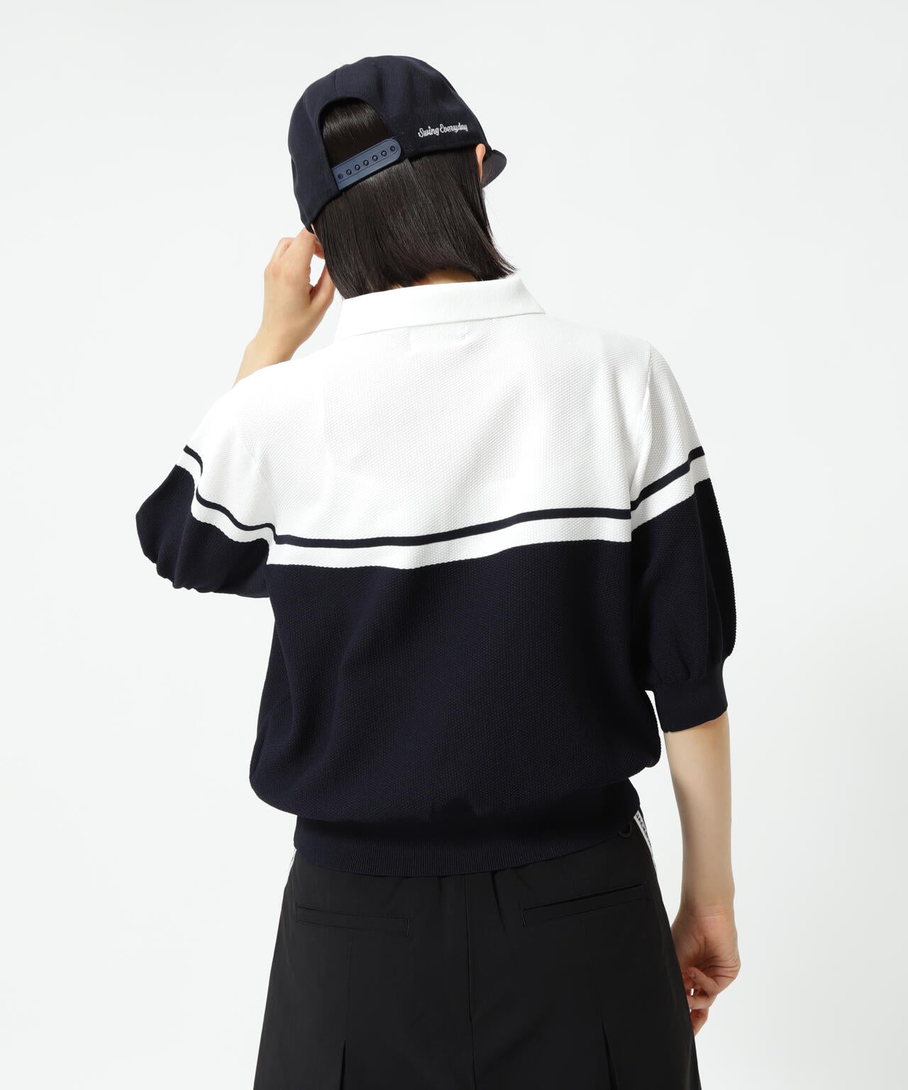 PE半袖ニットポロシャツ