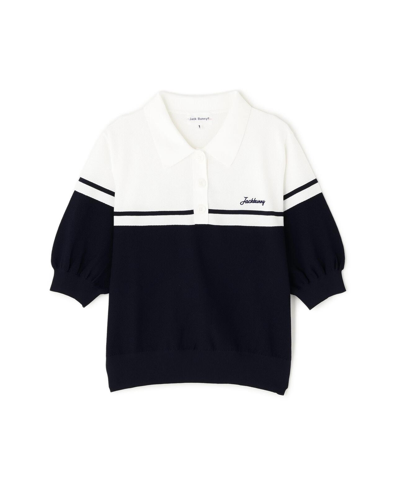 PE半袖ニットポロシャツ