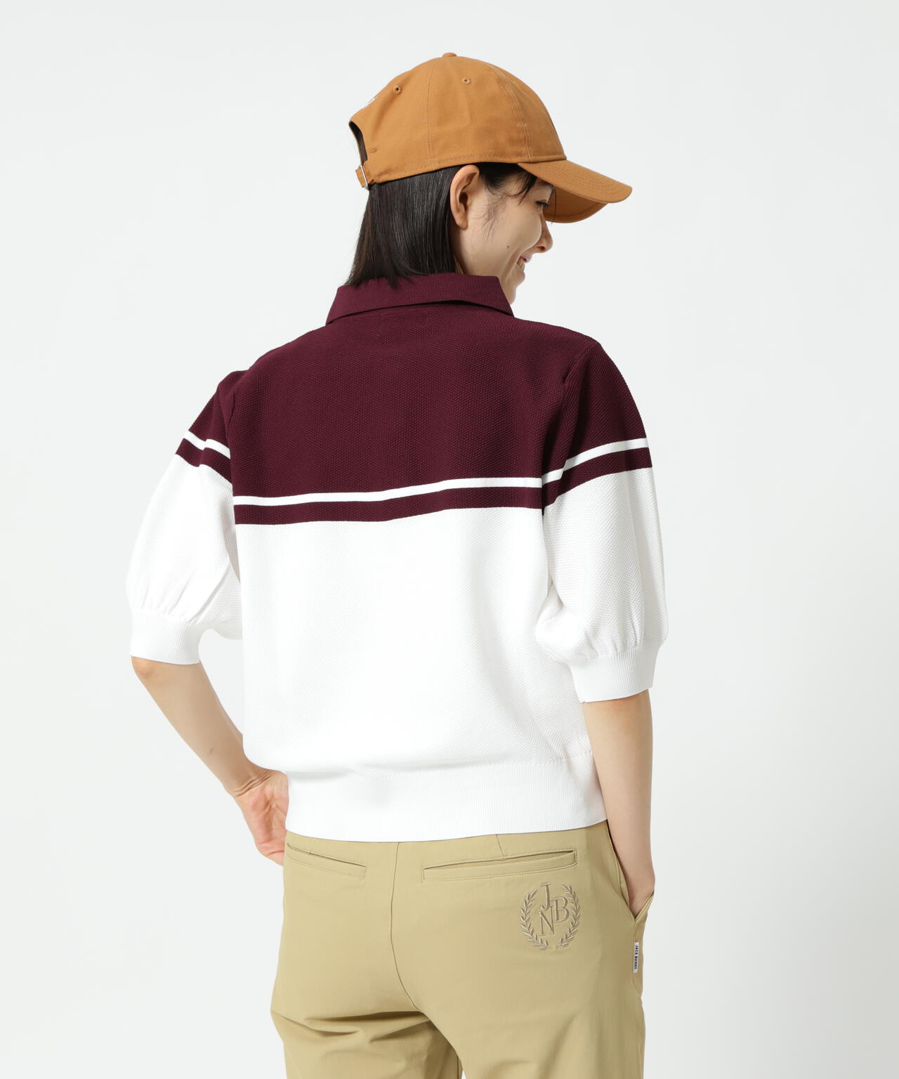 PE半袖ニットポロシャツ