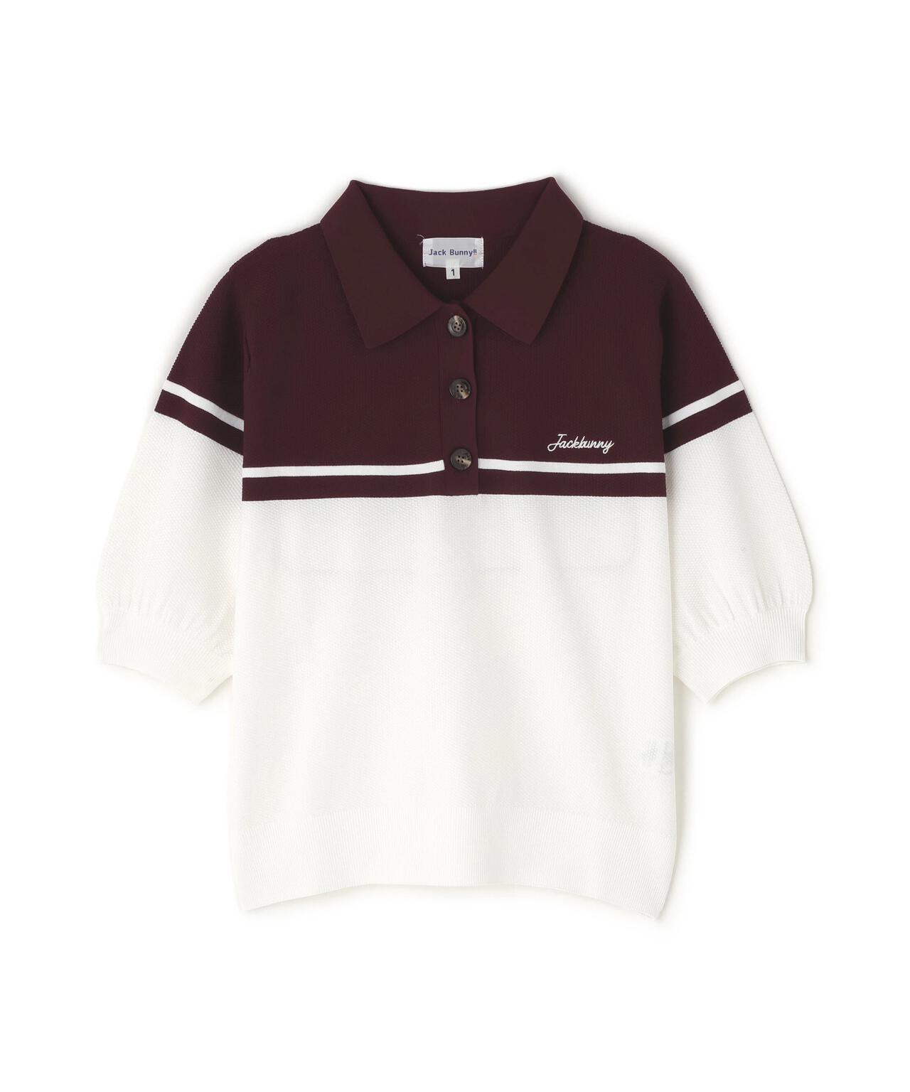 PE半袖ニットポロシャツ