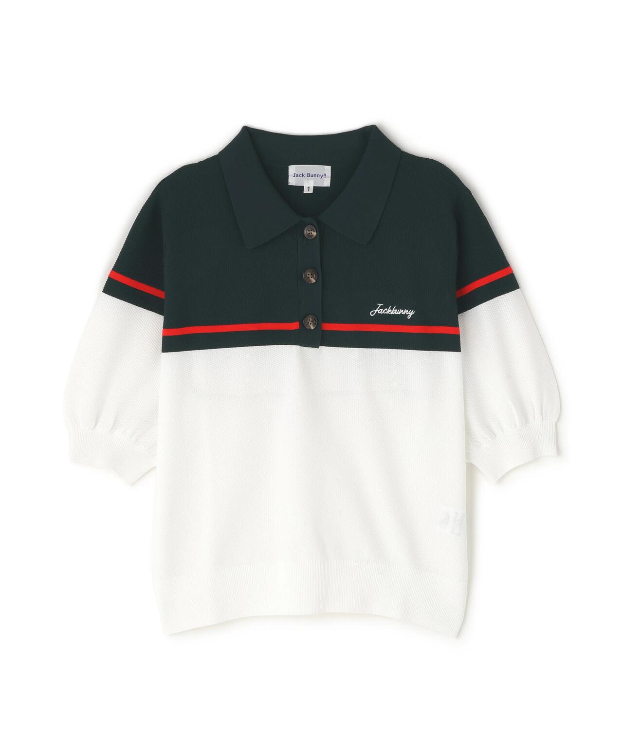 PE半袖ニットポロシャツ