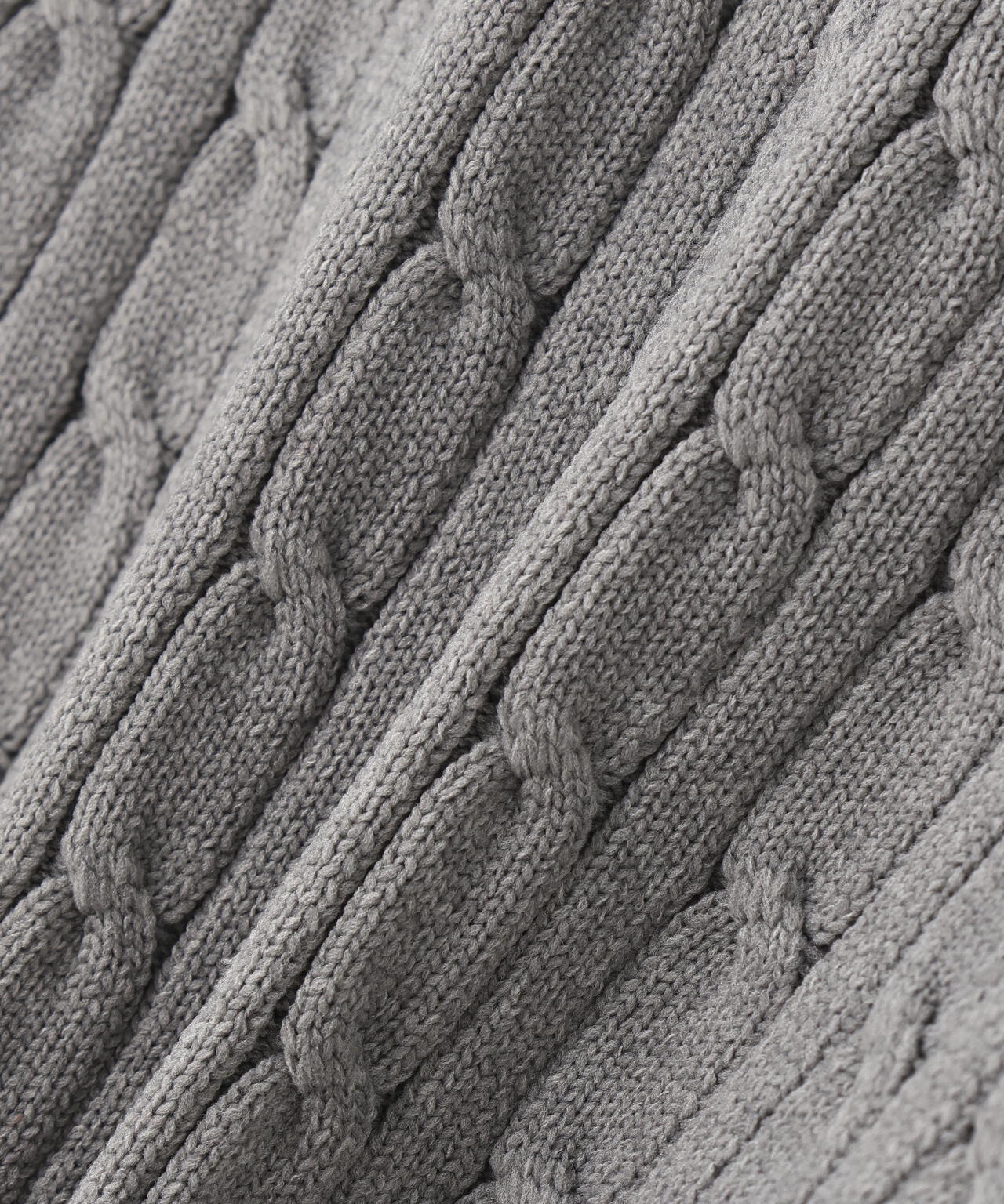 PEケーブル半袖モックネック