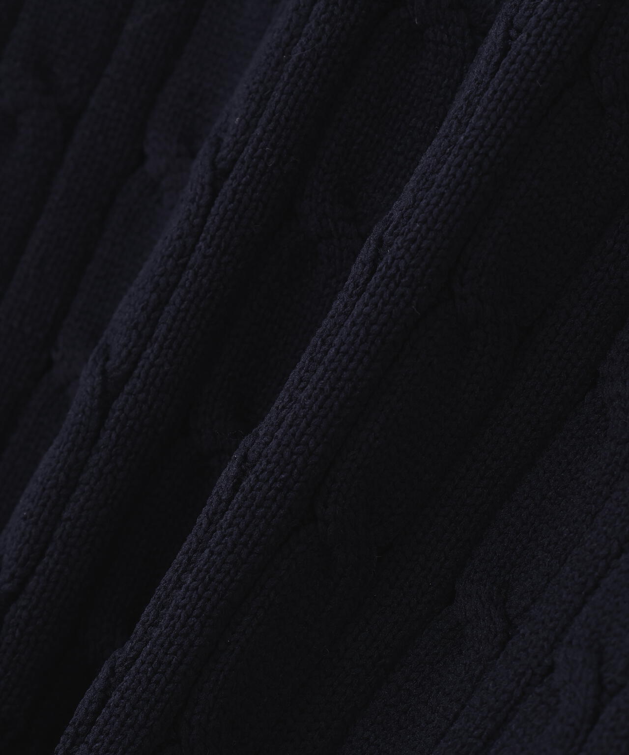 PEケーブル半袖モックネック