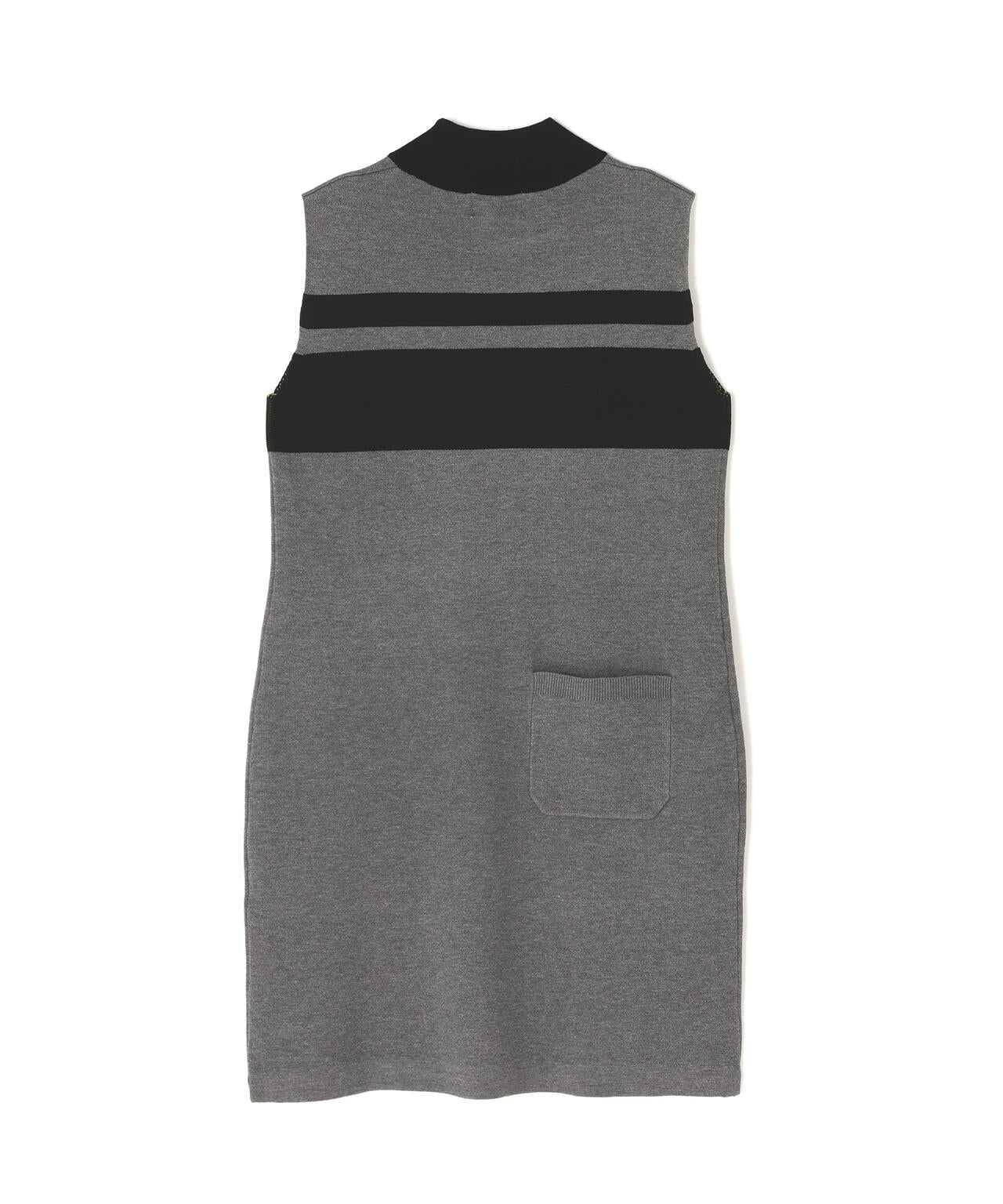 ノースリーブモックネックニットワンピース