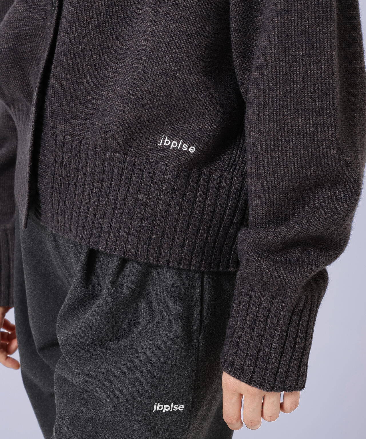 【jbplse】クリンプブレンドウールカーディガン