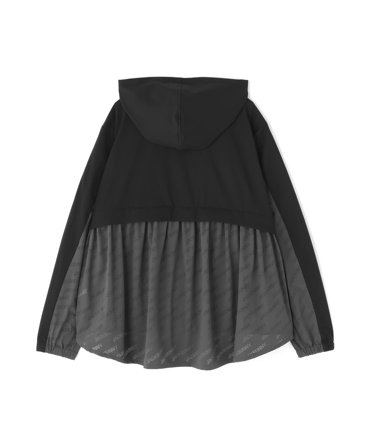 Pe×パンチングNyドッキングジップフーディ