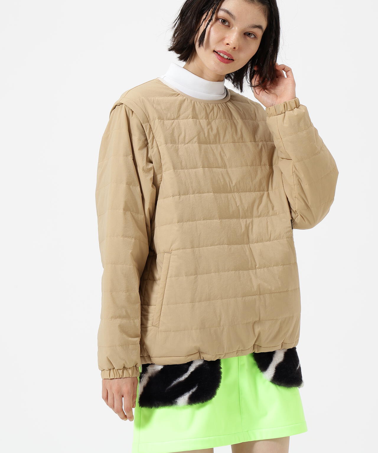 ストレッチタフタ中綿スニードジャック