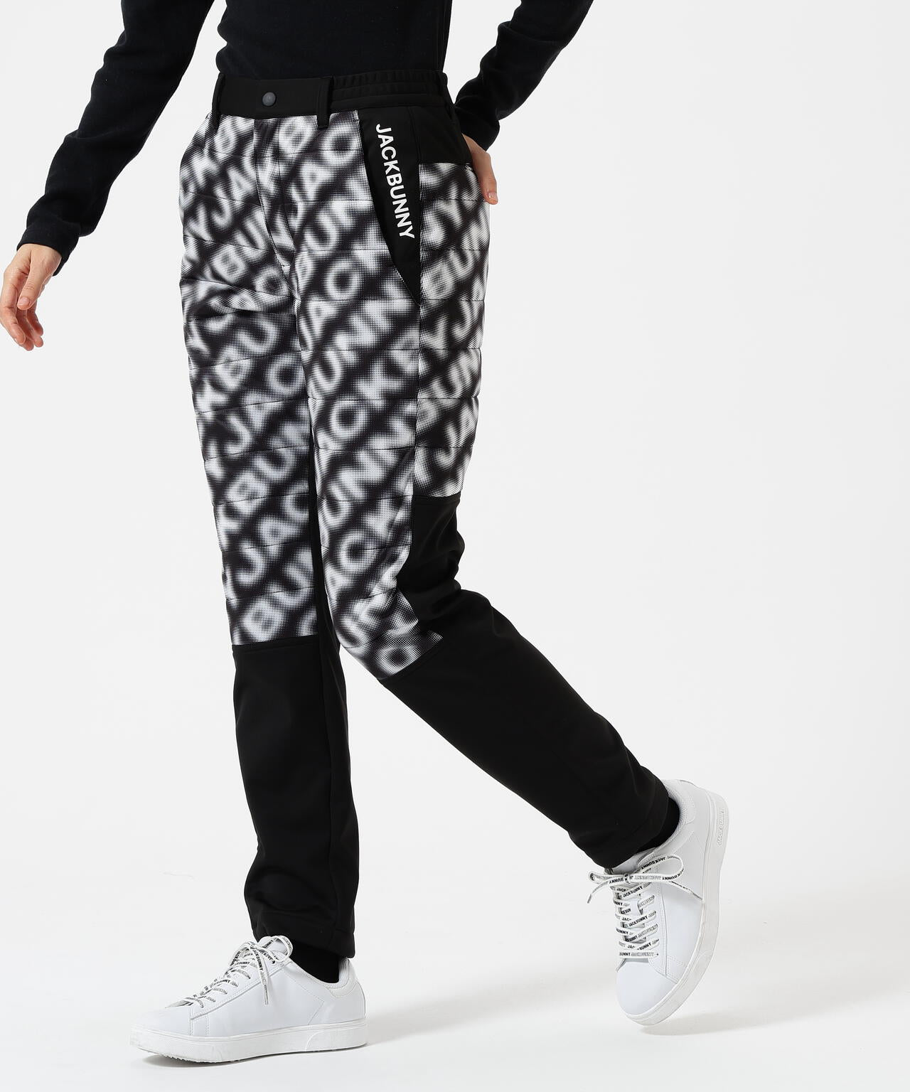 PEスムースラミネート中綿ロングパンツ