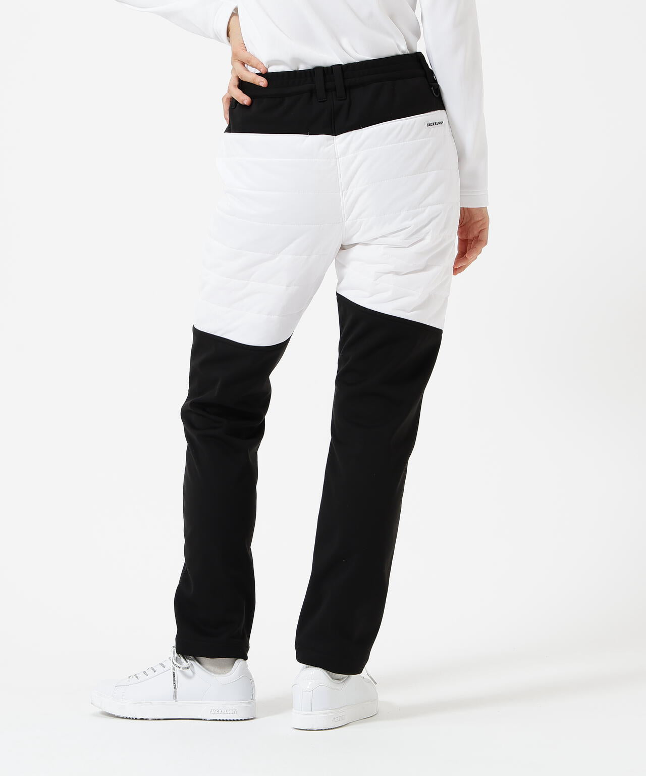 PEスムースラミネート中綿ロングパンツ