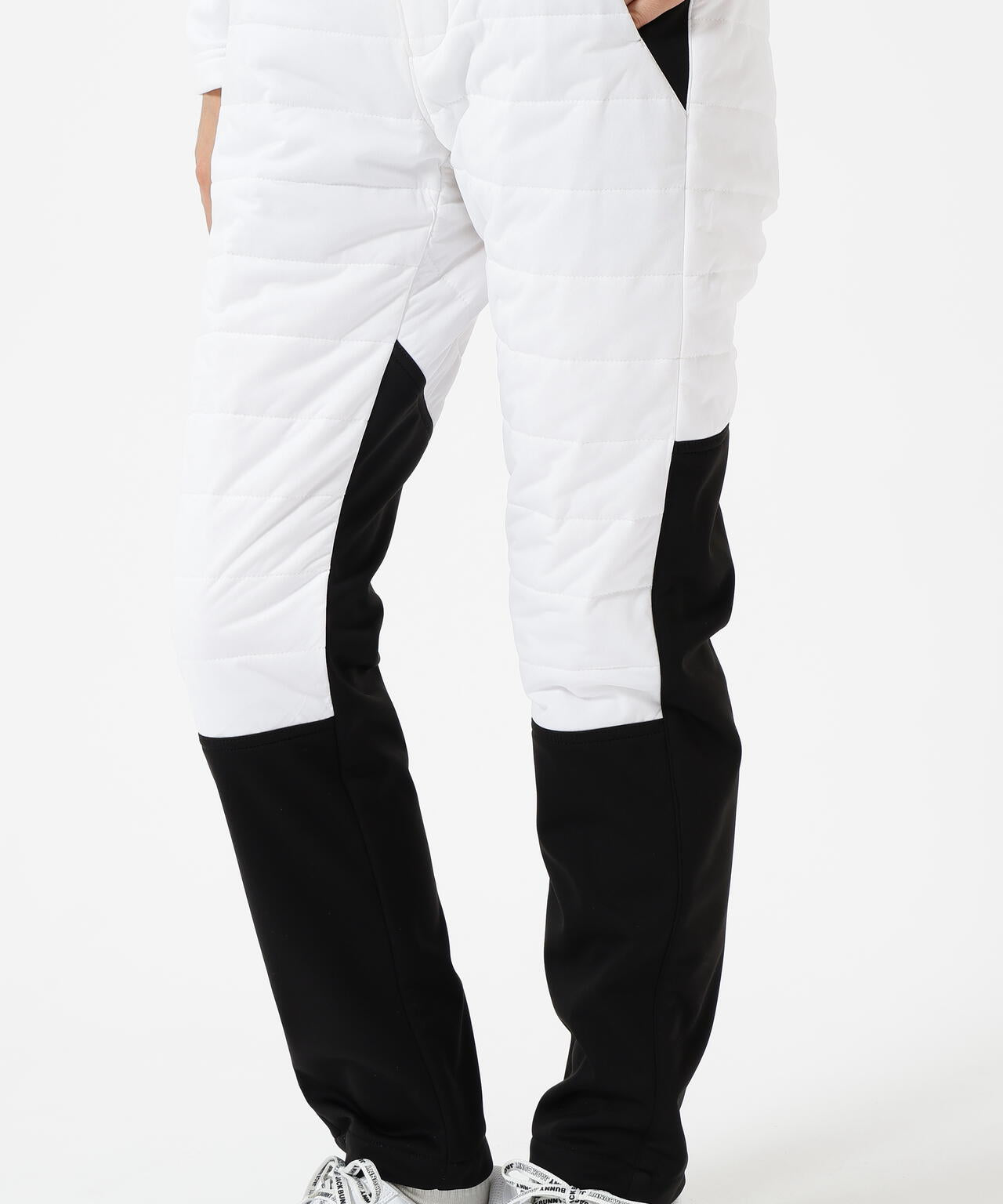 PEスムースラミネート中綿ロングパンツ