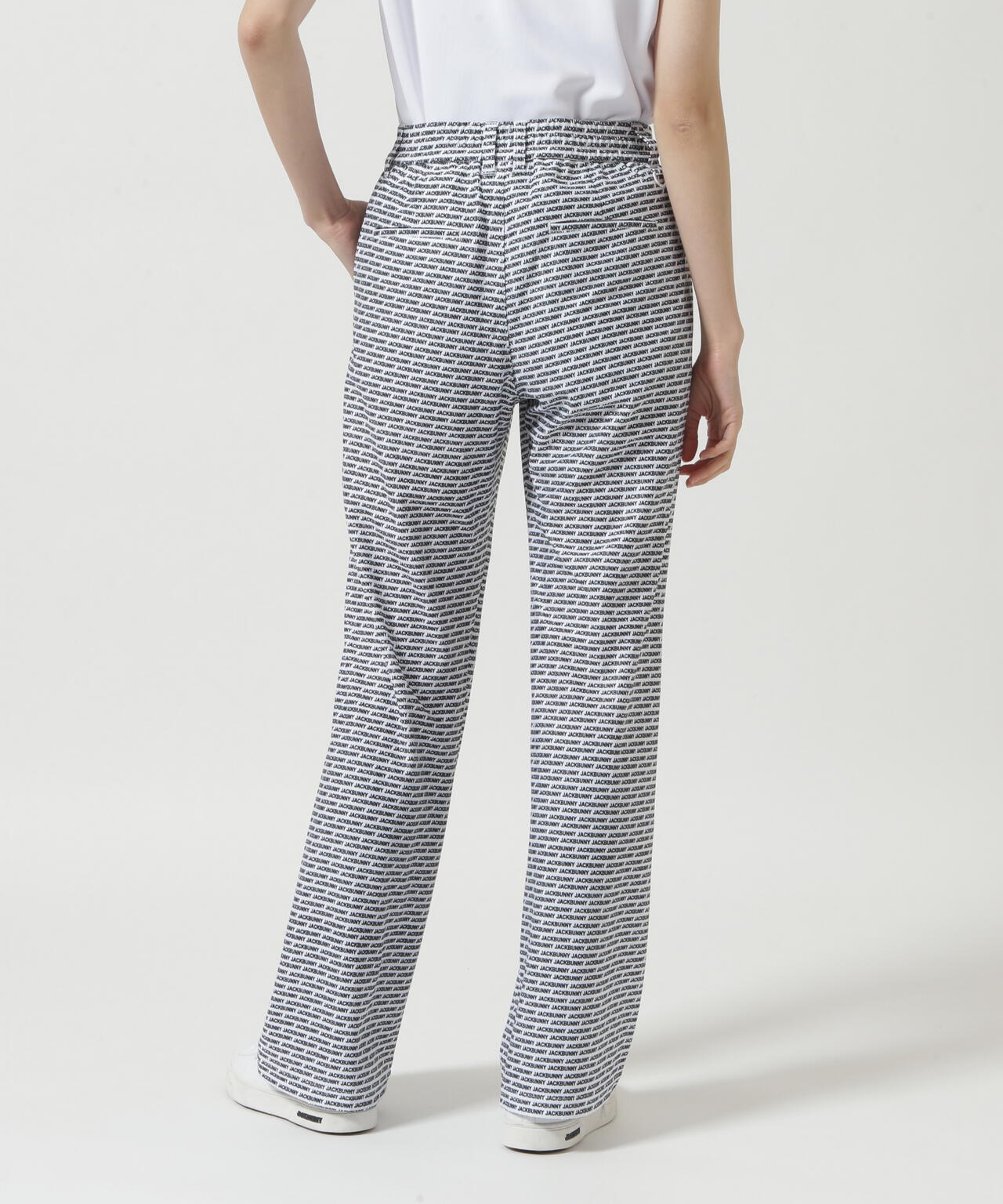 トリコットツイル 楽々美脚パンツ