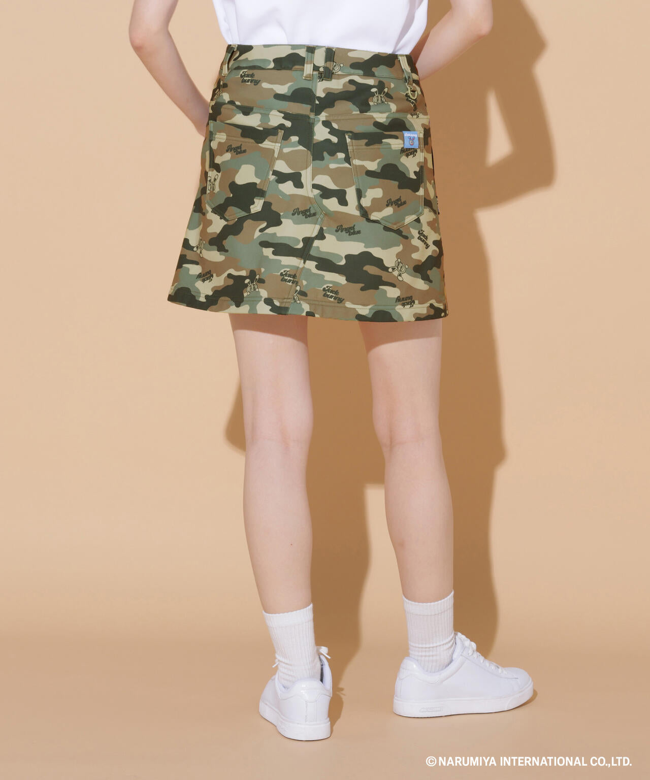 【一部店舗&公式オンライン限定】エンジェルブルーコラボカモフラ柄スカート