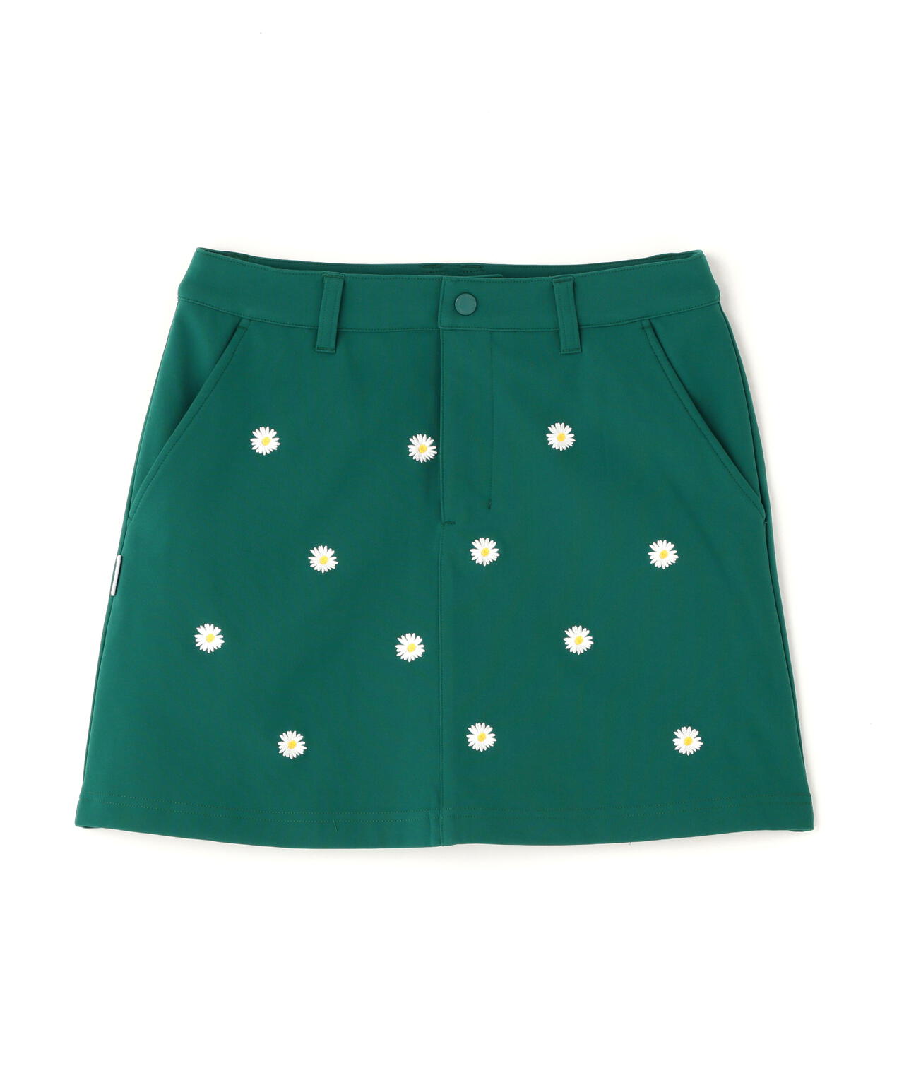 【CINEMA MONOTONE】2WAYグリッドストレッチFlowerスカート