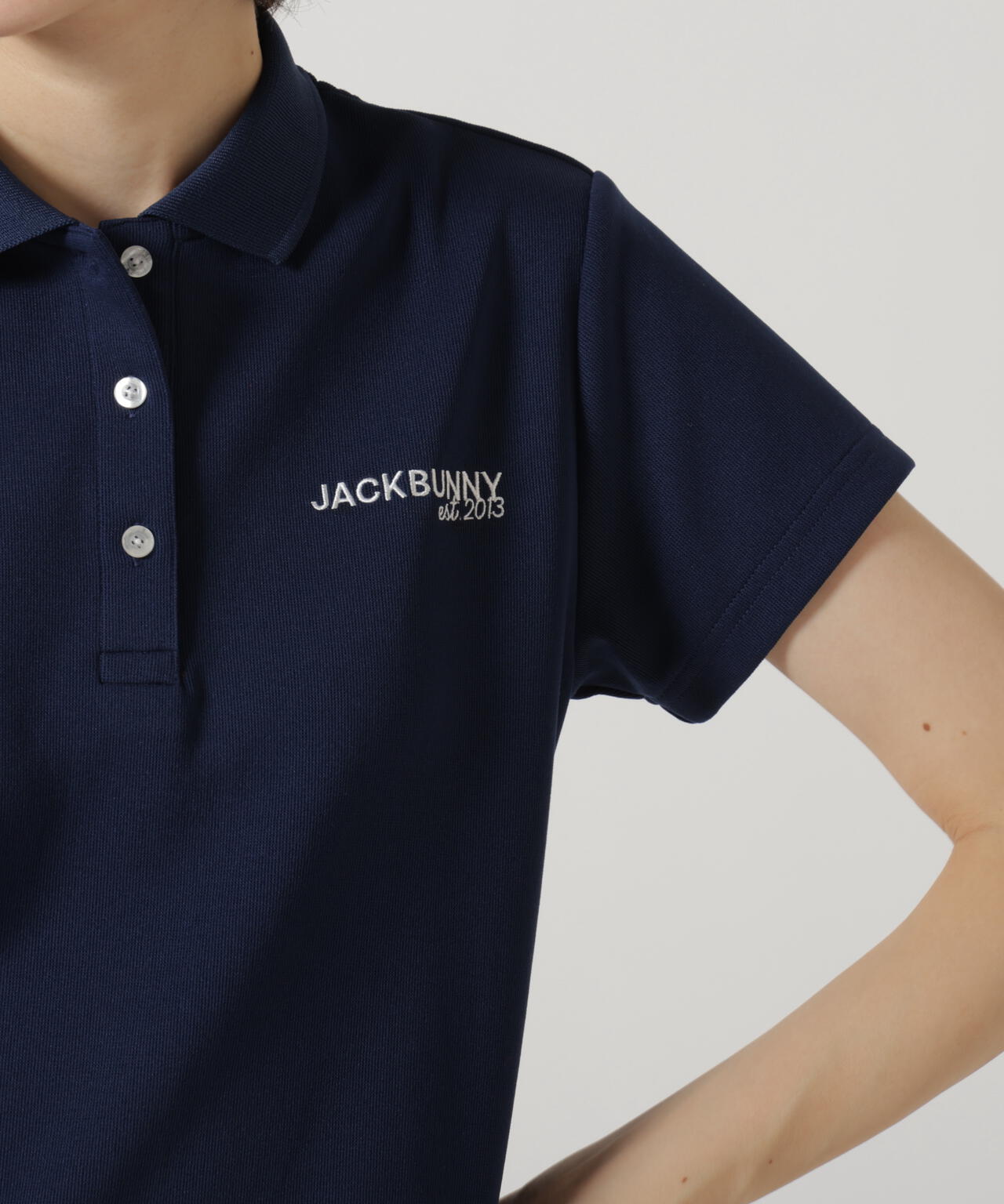 軽量ピンカリストレッチ半袖ポロシャツ