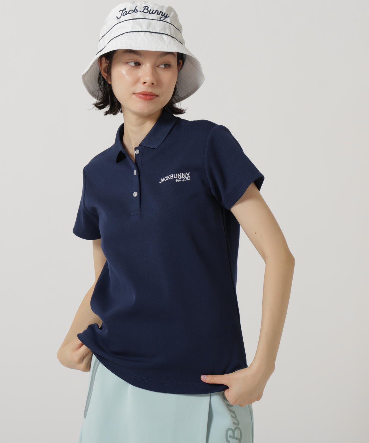 軽量ピンカリストレッチ半袖ポロシャツ