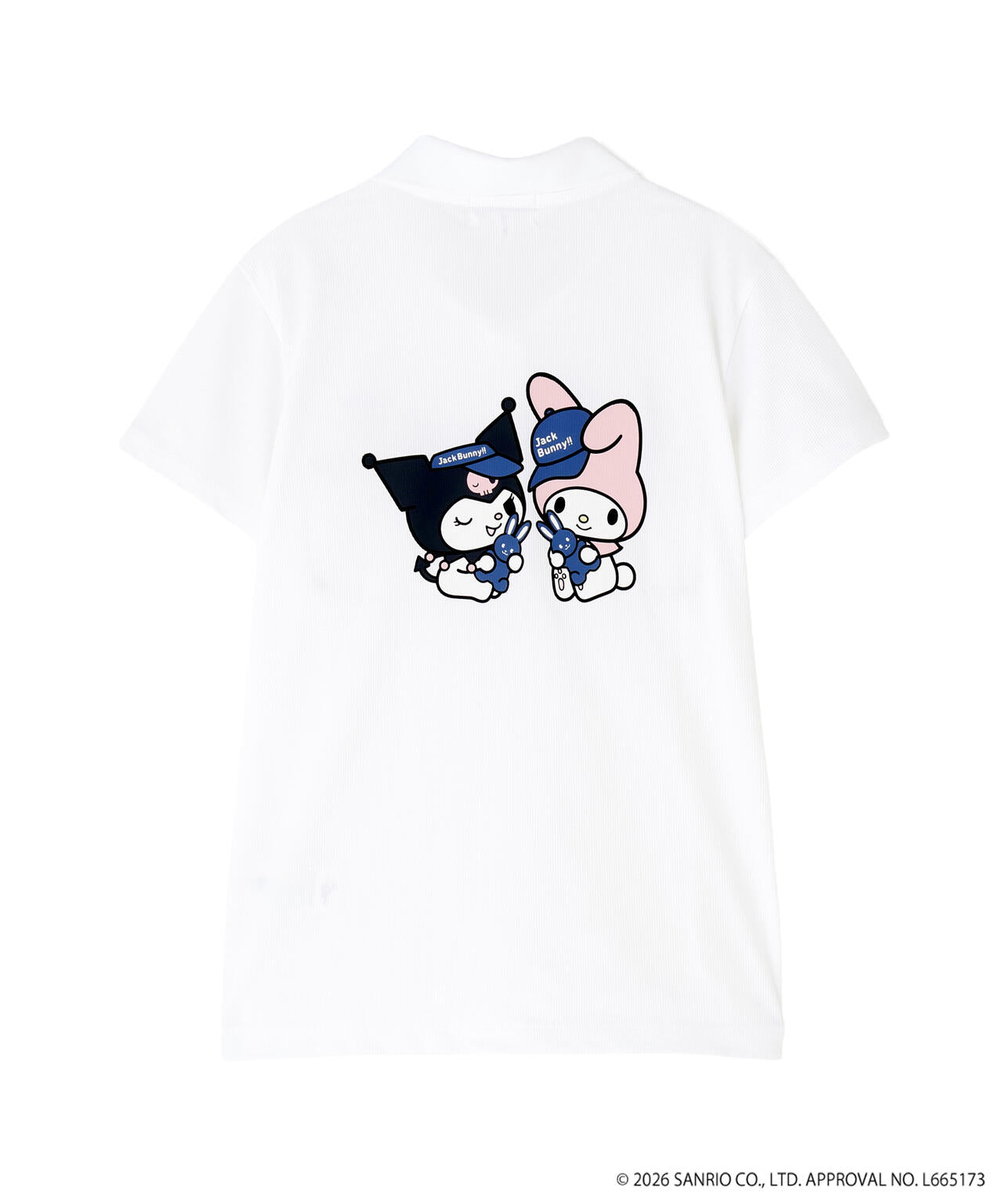 【一部店舗&公式オンライン限定】【マイメロディ・クロミ コラボ】プリント半袖ポロシャツ