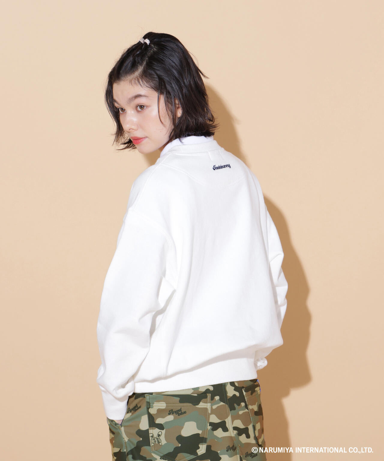 【一部店舗&公式オンライン限定】エンジェルブルーコラボ裏毛スウェットクルーネックプルオーバー