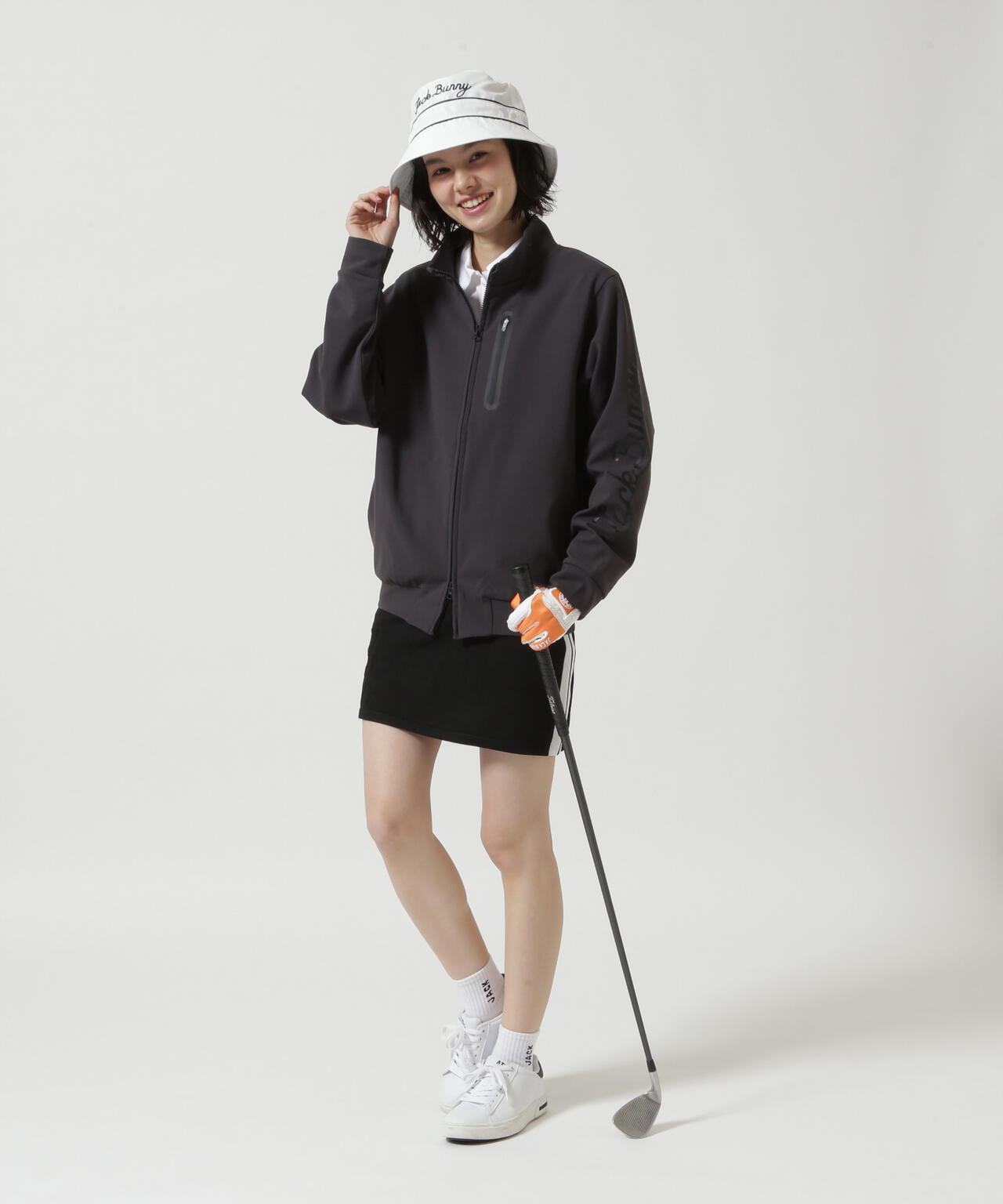 PEダンボールジップアップブルゾン