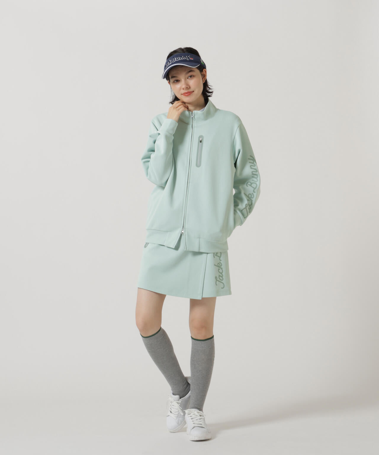 PEダンボールジップアップブルゾン