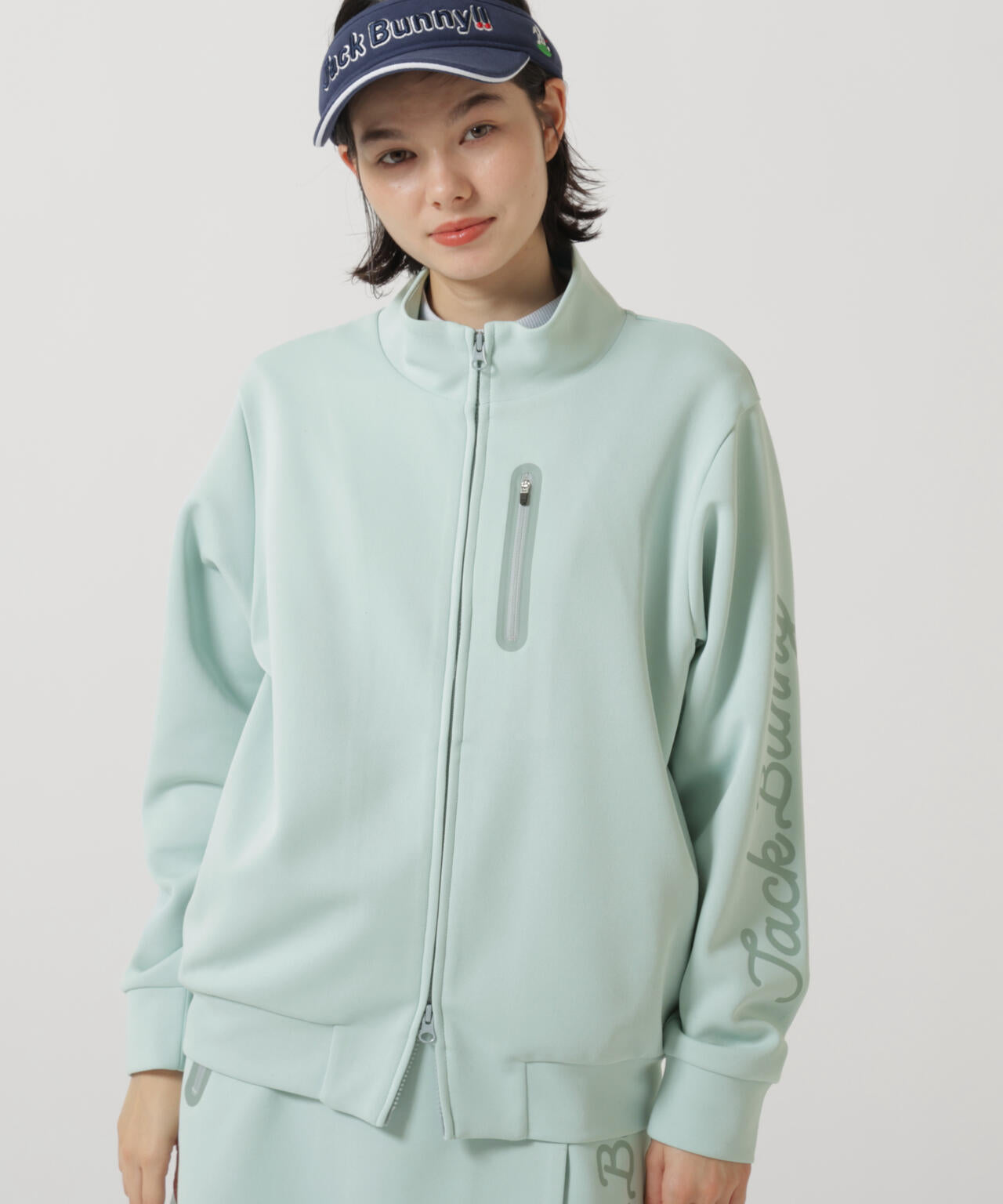 PEダンボールジップアップブルゾン