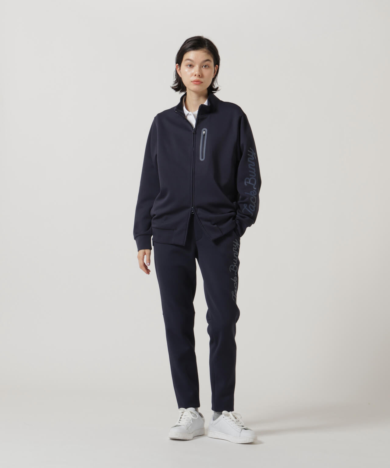 PEダンボールジップアップブルゾン