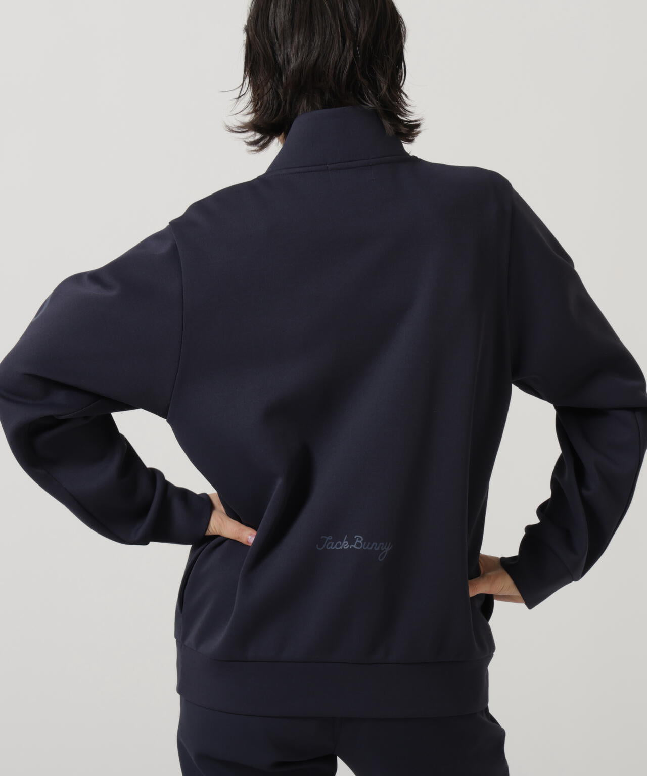 PEダンボールジップアップブルゾン