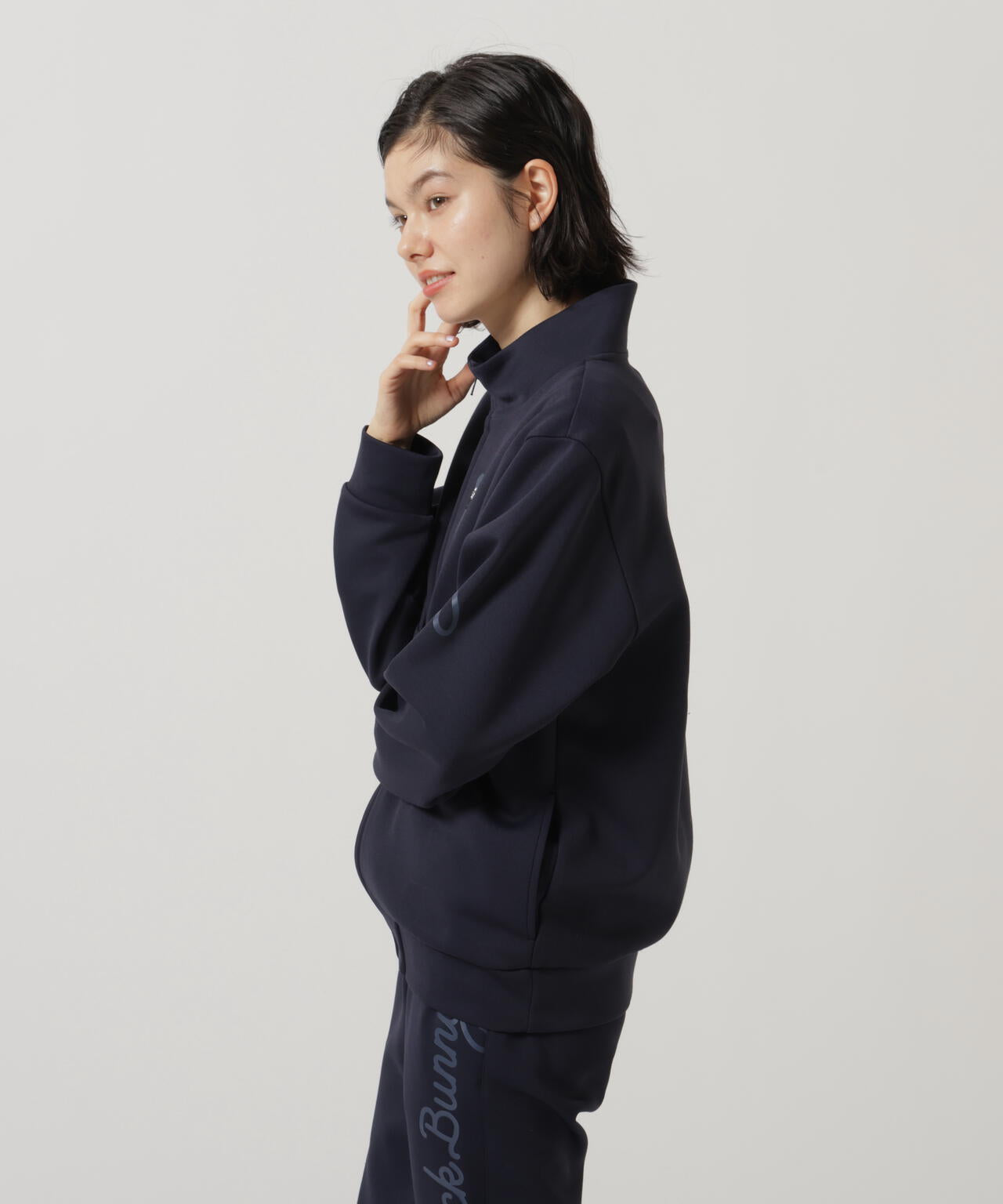 PEダンボールジップアップブルゾン