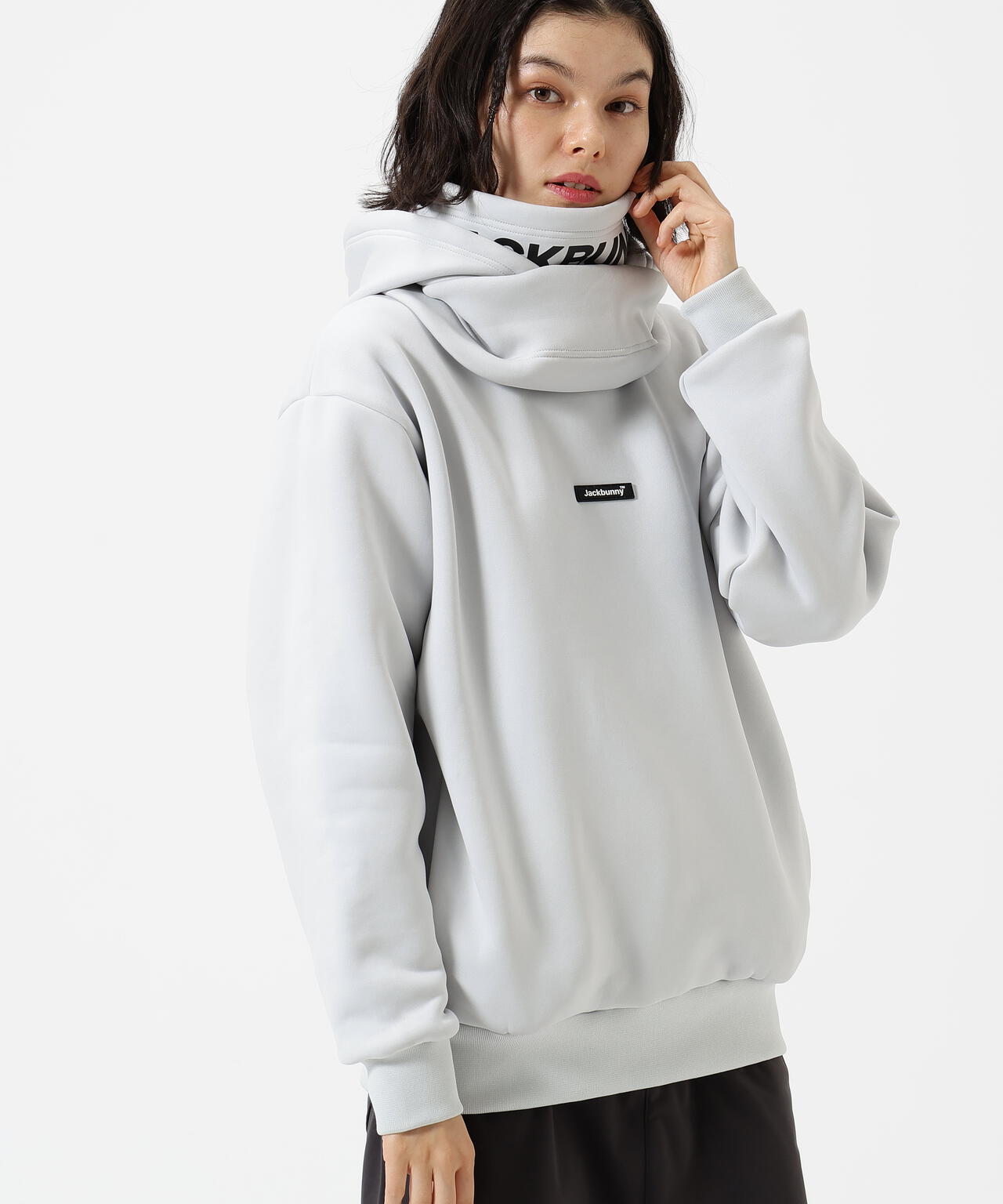 【JBMINT】KARUISHI バラクラバ一体型フーディプルオーバー