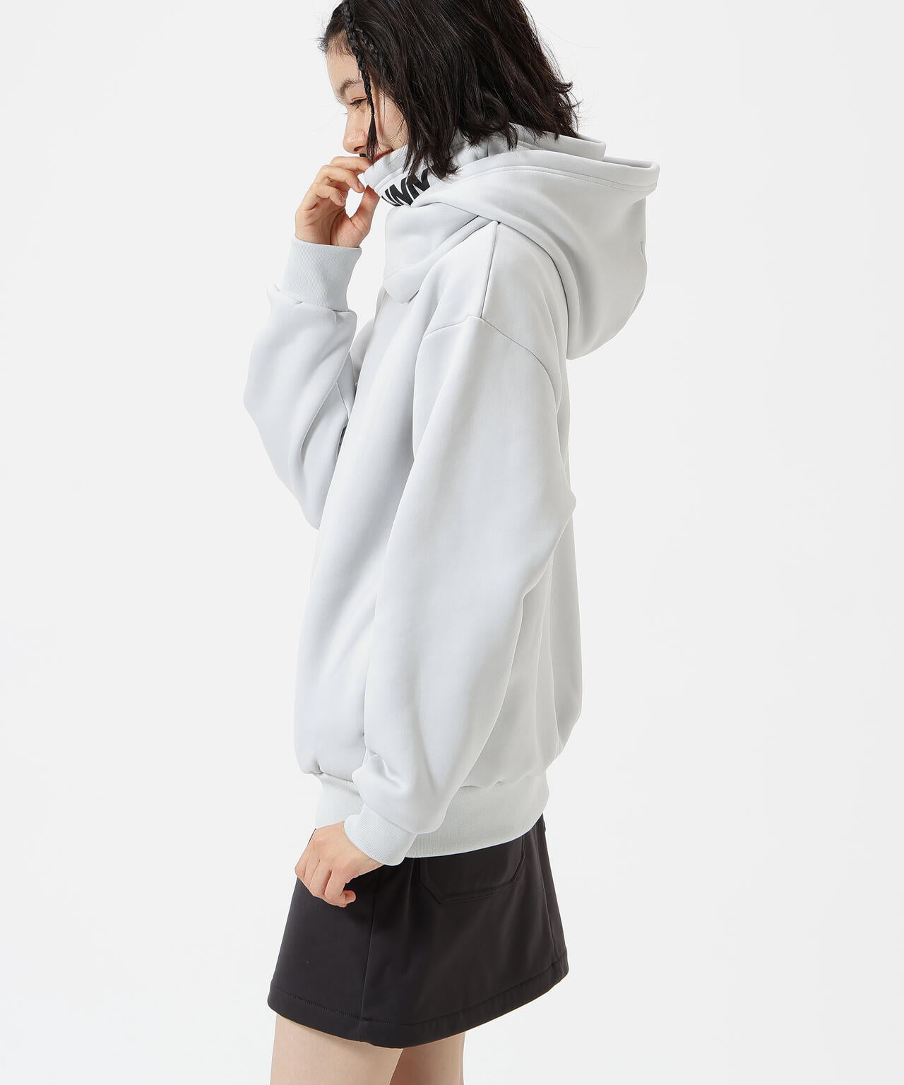【JBMINT】KARUISHI バラクラバ一体型フーディプルオーバー