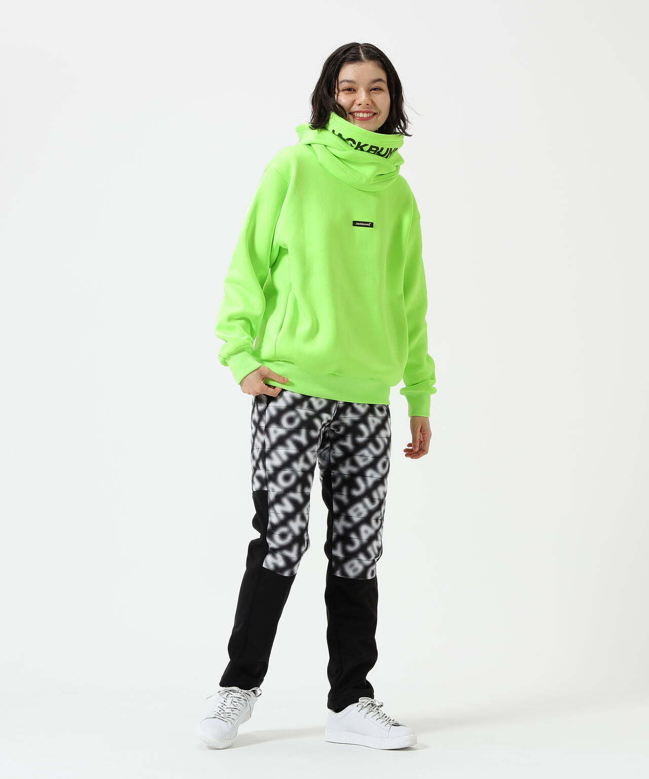 【JBMINT】KARUISHI バラクラバ一体型フーディプルオーバー