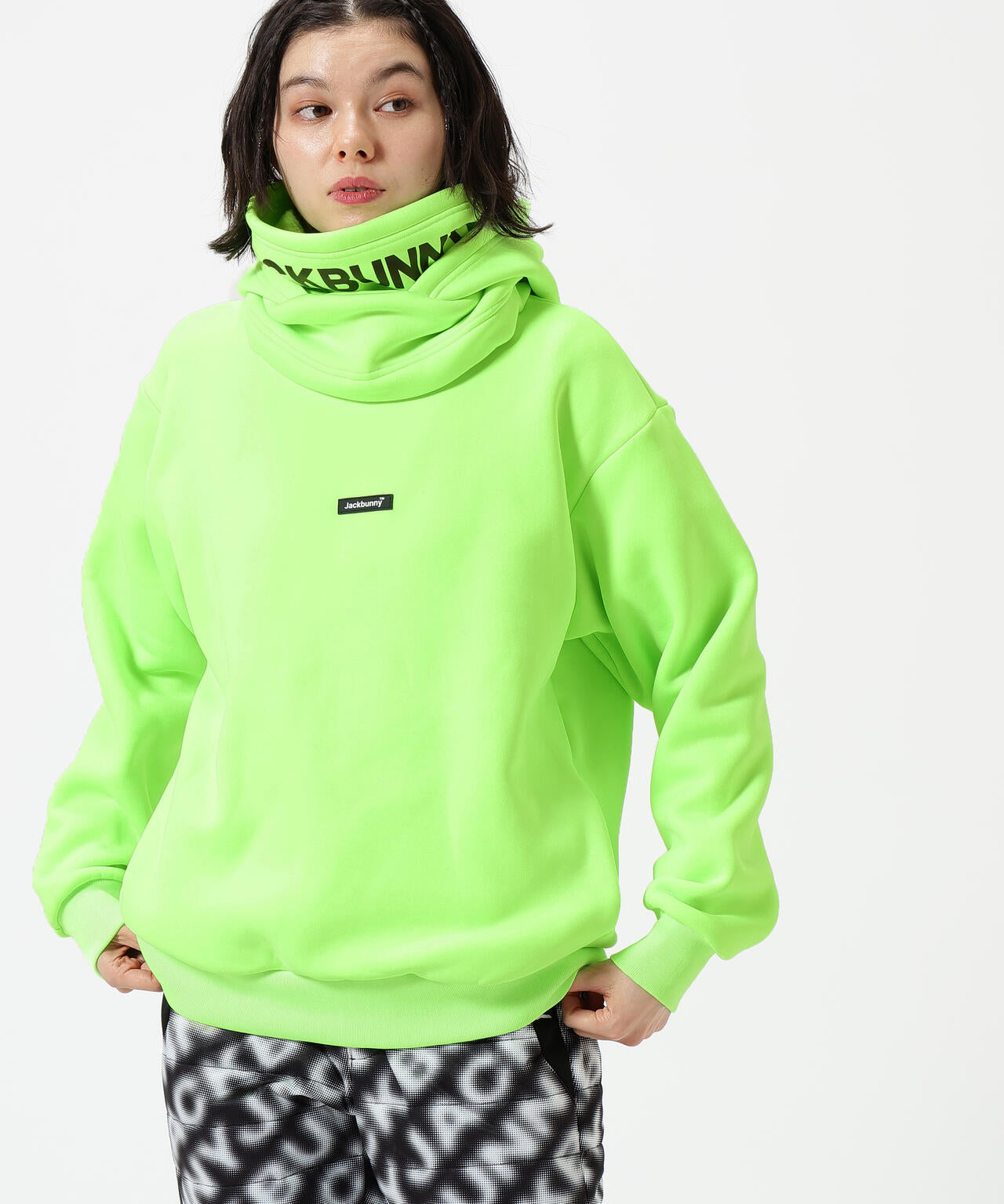 【JBMINT】KARUISHI バラクラバ一体型フーディプルオーバー