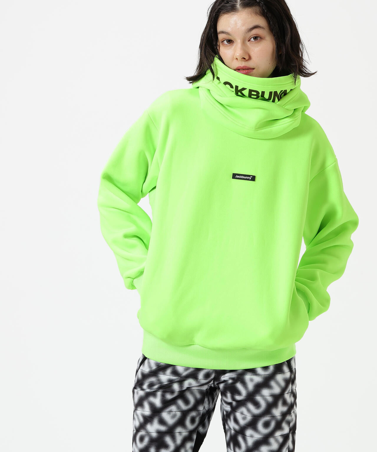 【JBMINT】KARUISHI バラクラバ一体型フーディプルオーバー