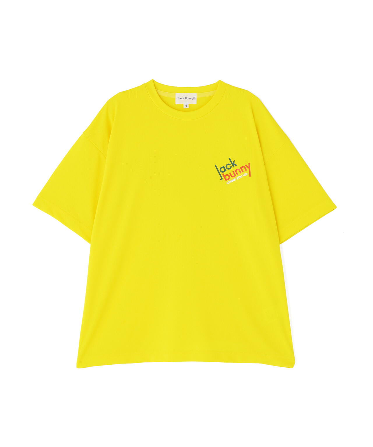 PEバックメッシュ半袖プリントTシャツ