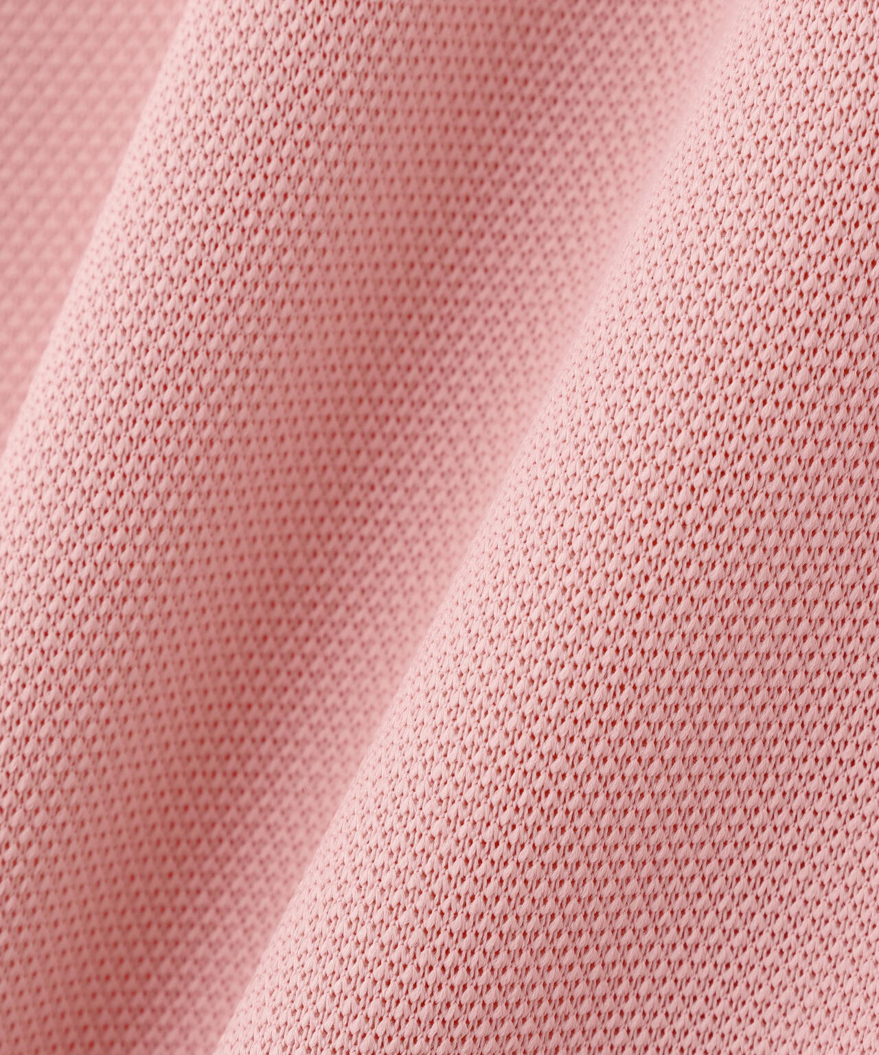 ロゴジャガード半袖モックネックカットソー