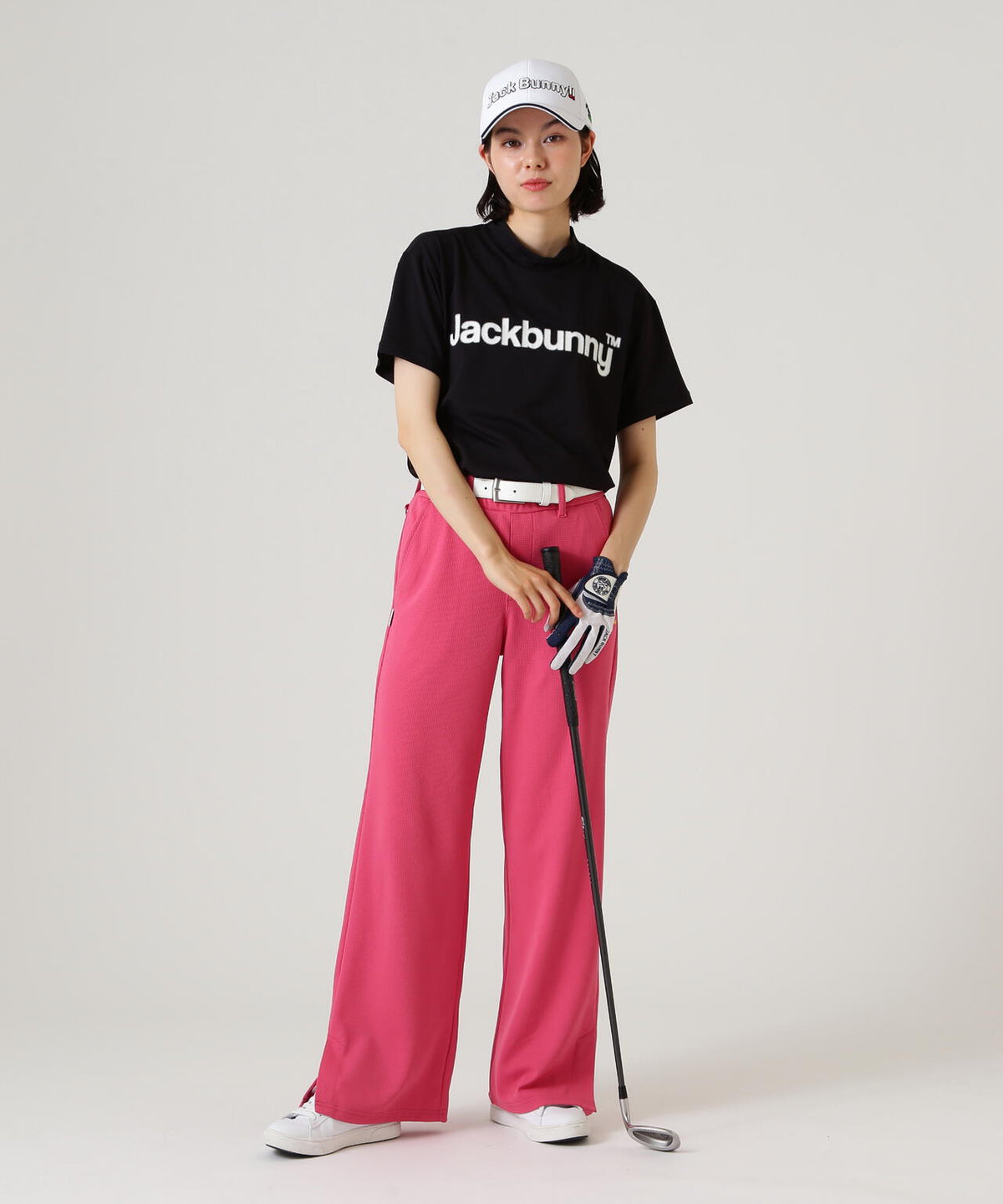 ハイストレッチ変形メッシュ半袖モックネックカットソー
