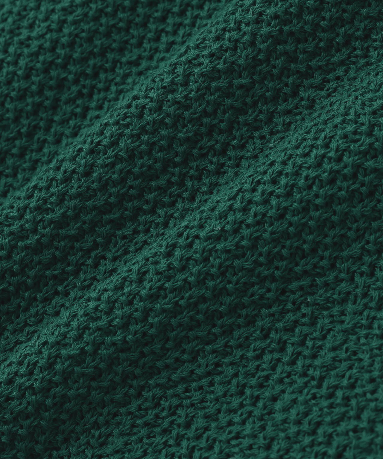 カノコ編みPEVネックニットベストプルオーバー