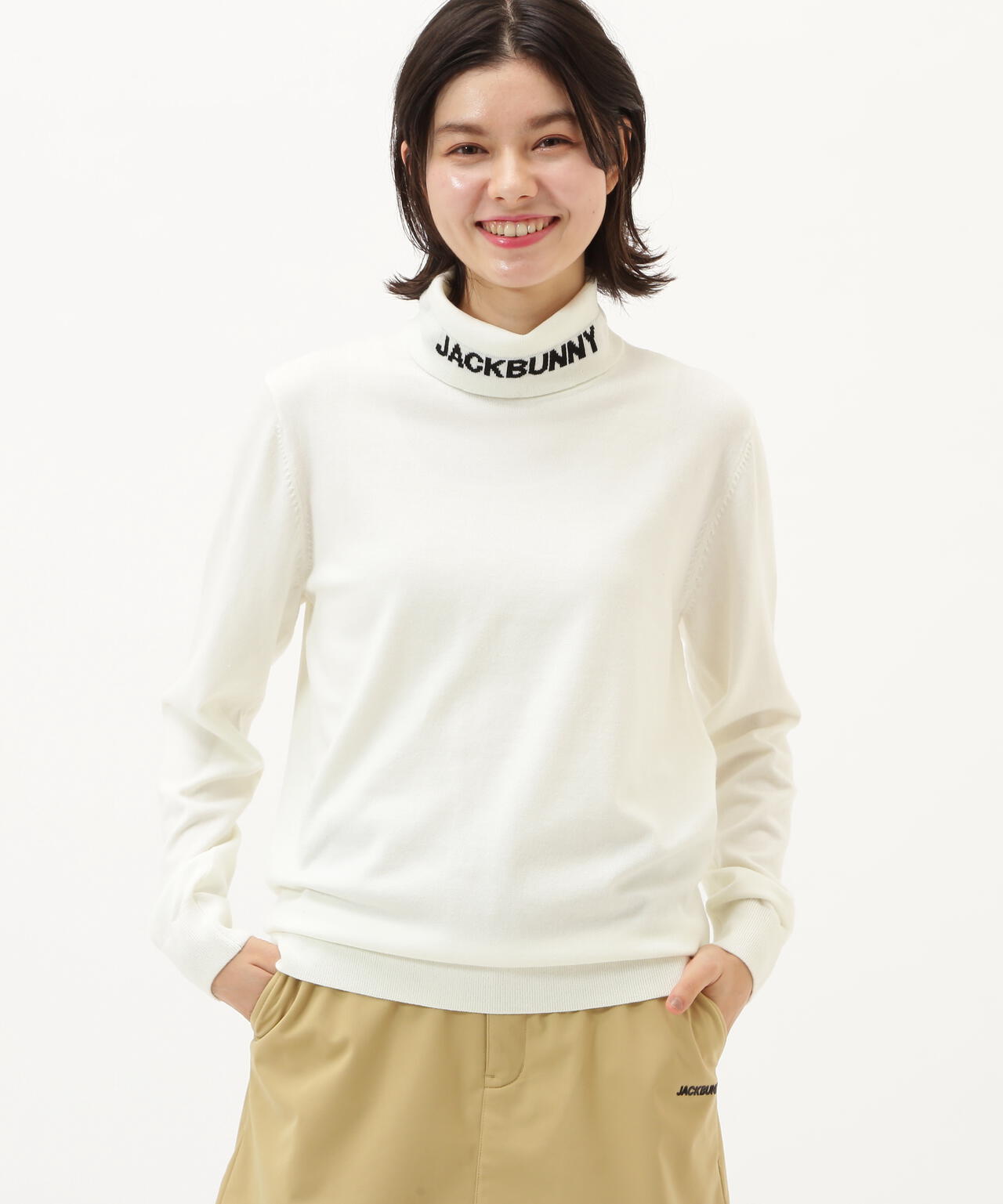 【直営店舗&公式オンライン限定】カシミヤタッチタートルネックニットプルオーバー