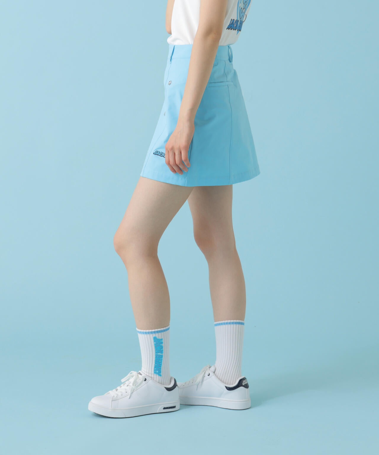 【ルナ&サニー】バックドビー ハート柄ビジュースカート