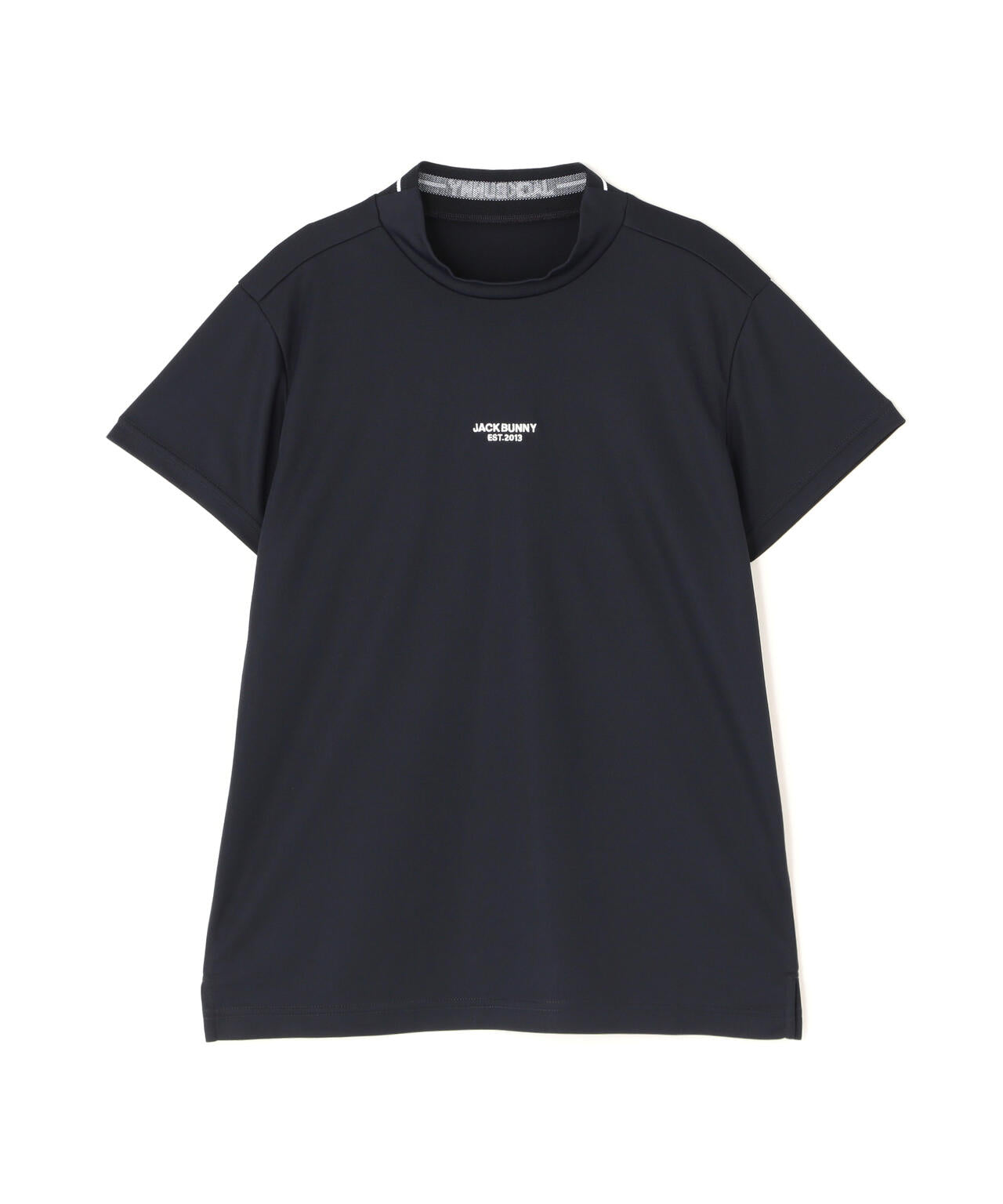 サンベールUVカットカノコ半袖モックネックカットソー