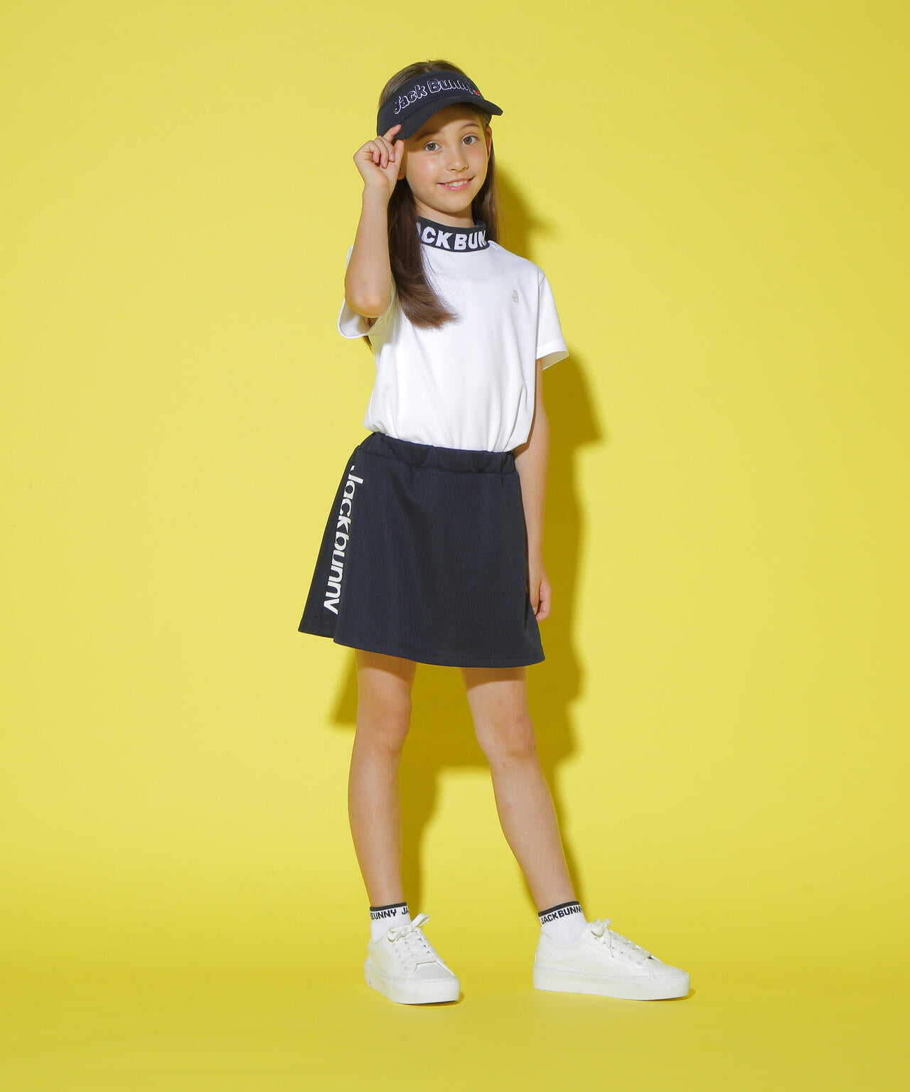 ダブルカノコ半袖カットソー (ジュニア)