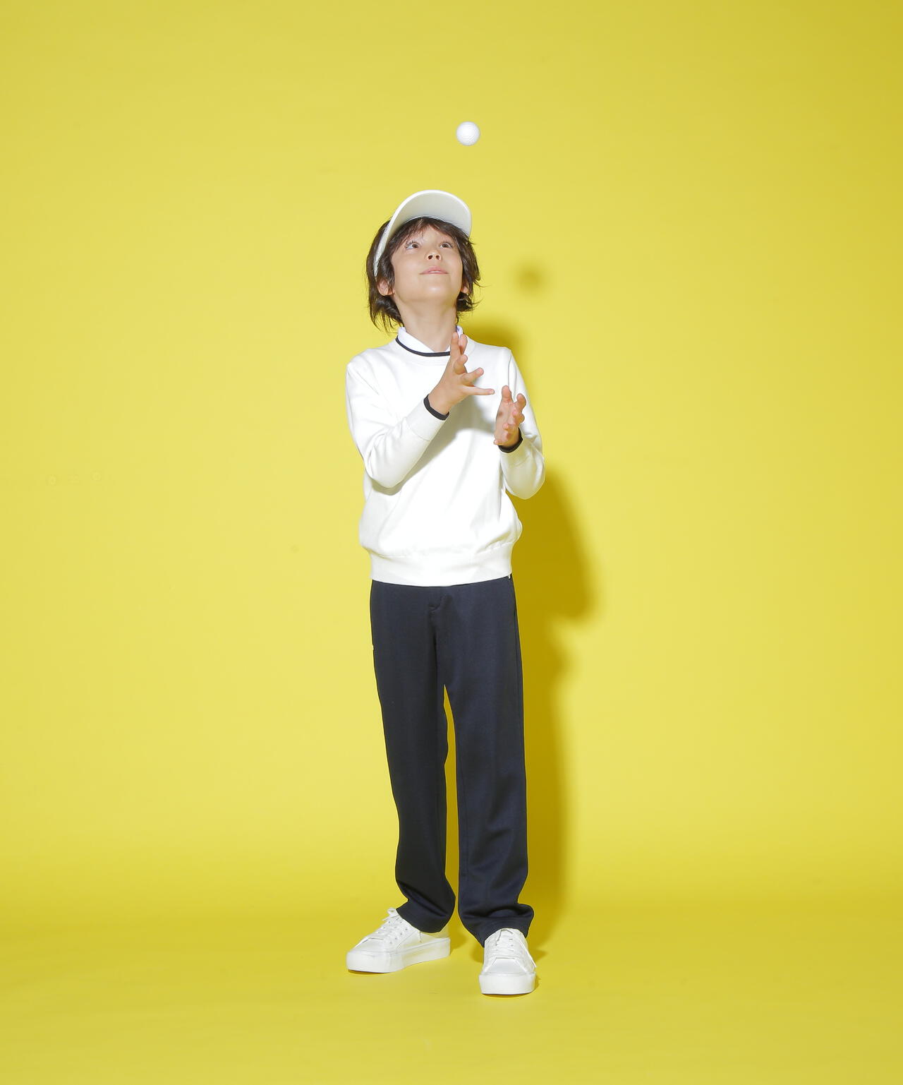 16Gクルーネックニットプルオーバー (ジュニア)