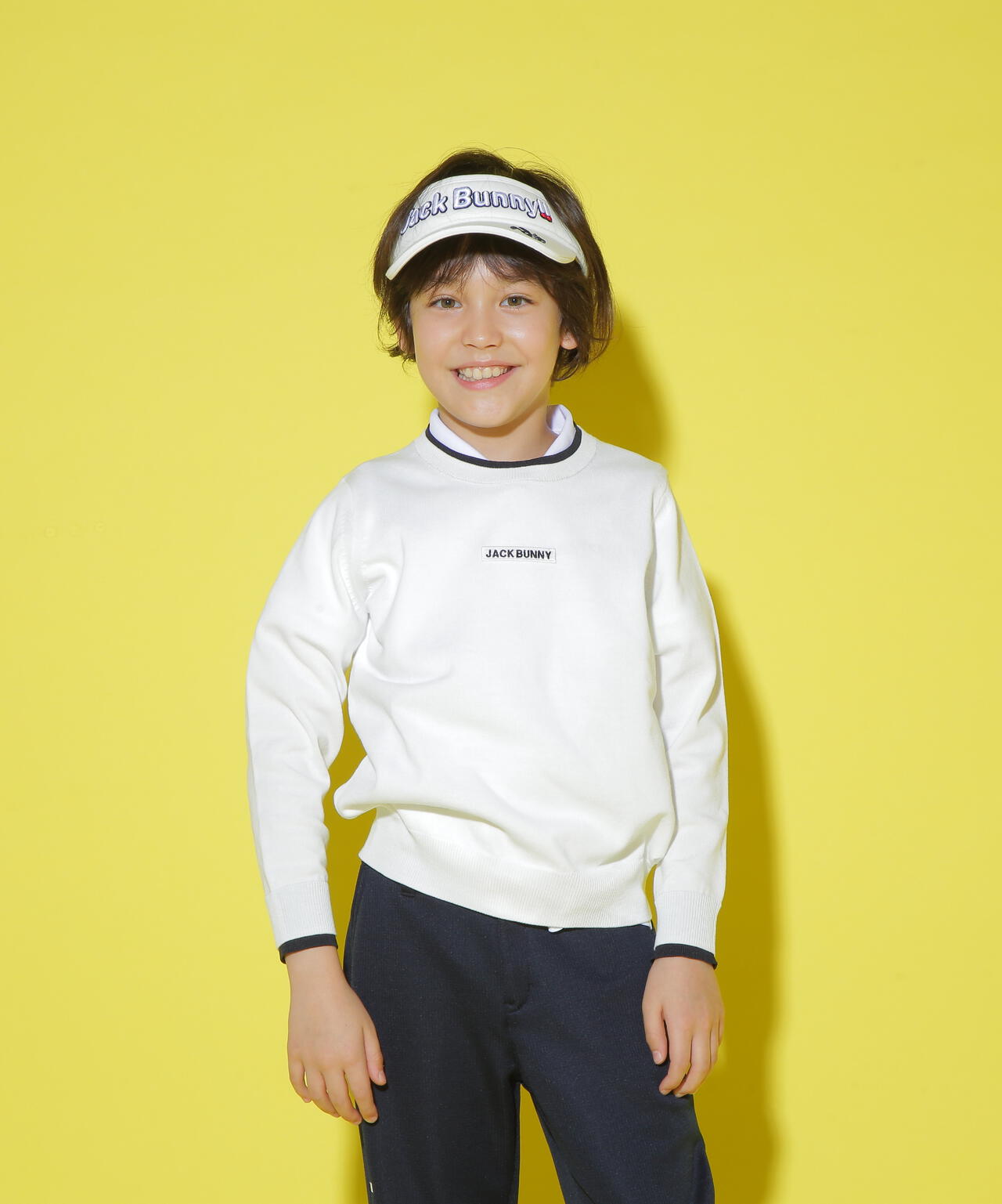 16Gクルーネックニットプルオーバー (ジュニア)