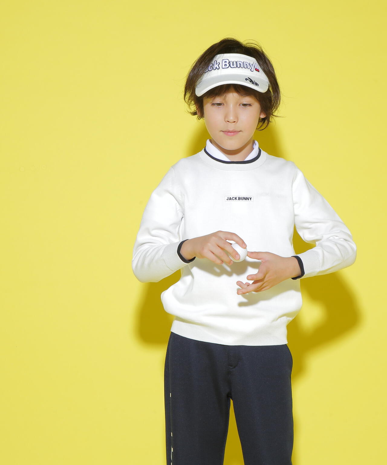 16Gクルーネックニットプルオーバー (ジュニア)