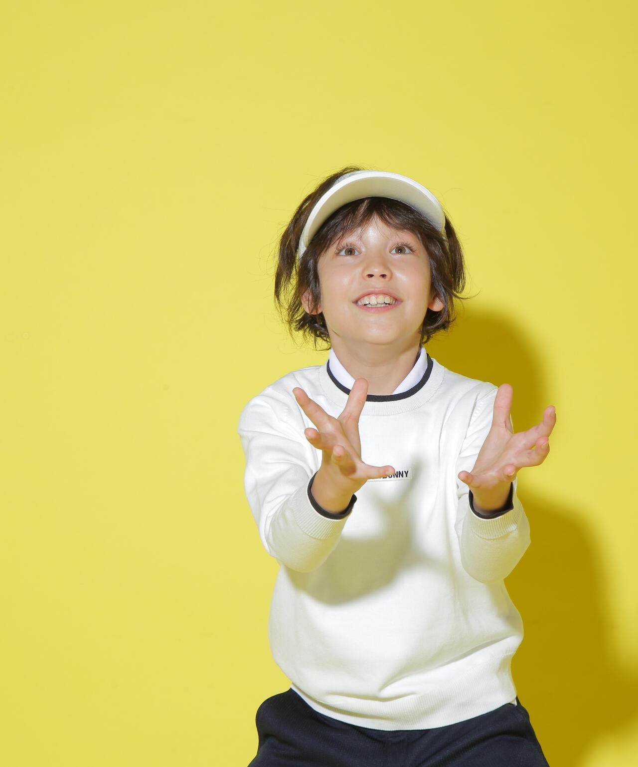 16Gクルーネックニットプルオーバー (ジュニア)