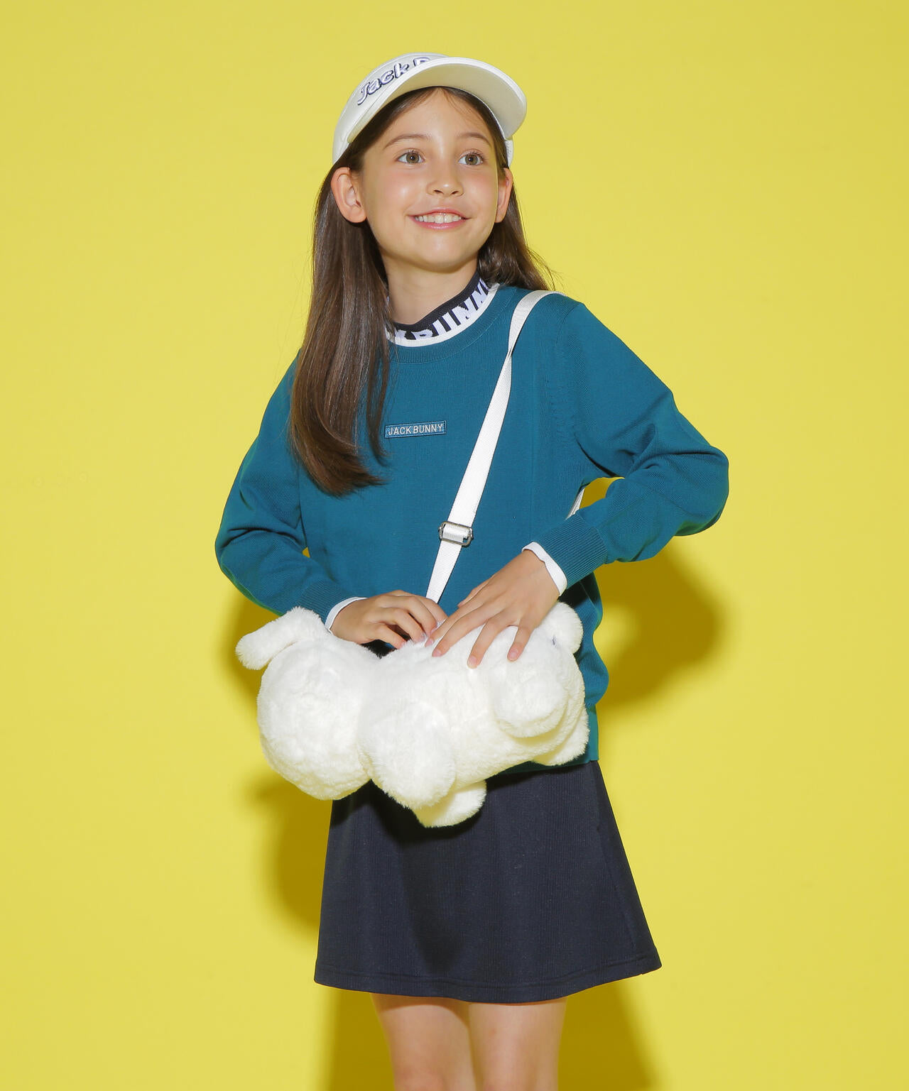 16Gクルーネックニットプルオーバー (ジュニア)