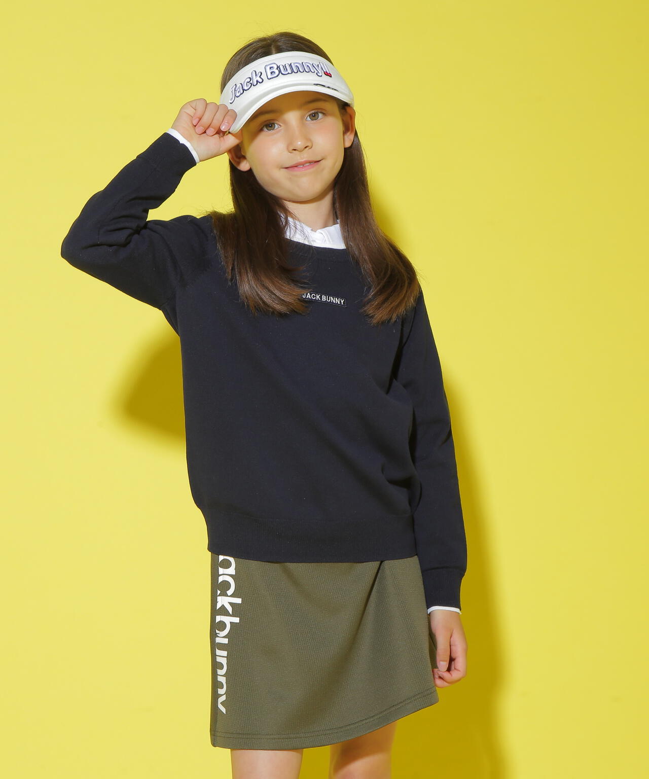 16Gクルーネックニットプルオーバー (ジュニア)