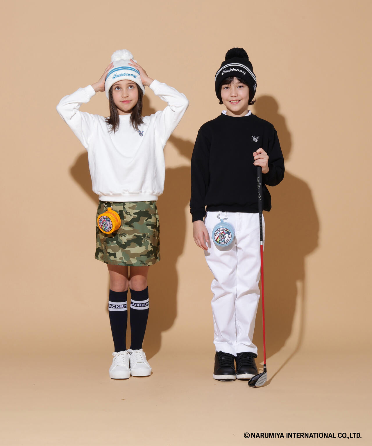 【一部店舗&公式オンライン限定】エンジェルブルーコラボカモフラ柄スカート (ジュニア)