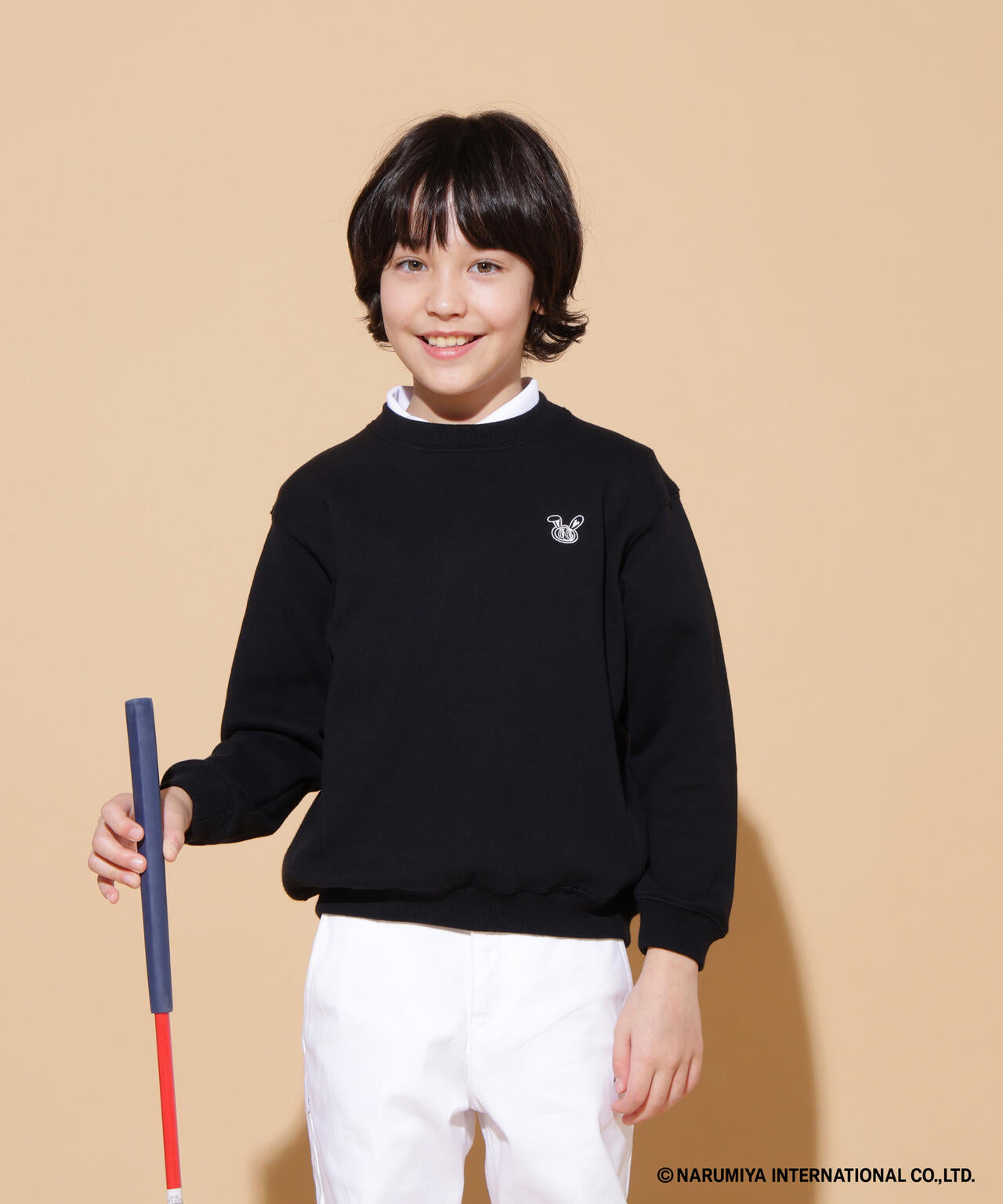 【一部店舗&公式オンライン限定】エンジェルブルーコラボ裏毛スウェットクルーネックプルオーバー (ジュニア)