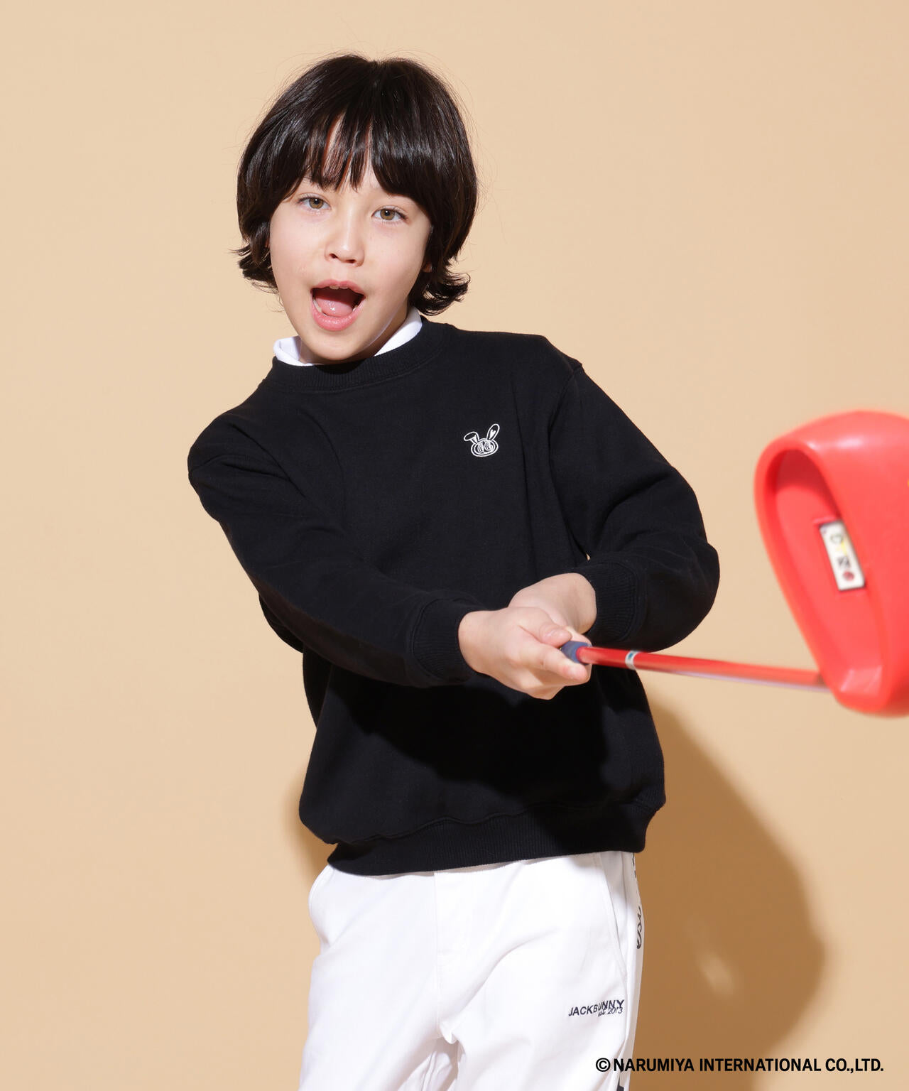 【一部店舗&公式オンライン限定】エンジェルブルーコラボ裏毛スウェットクルーネックプルオーバー (ジュニア)